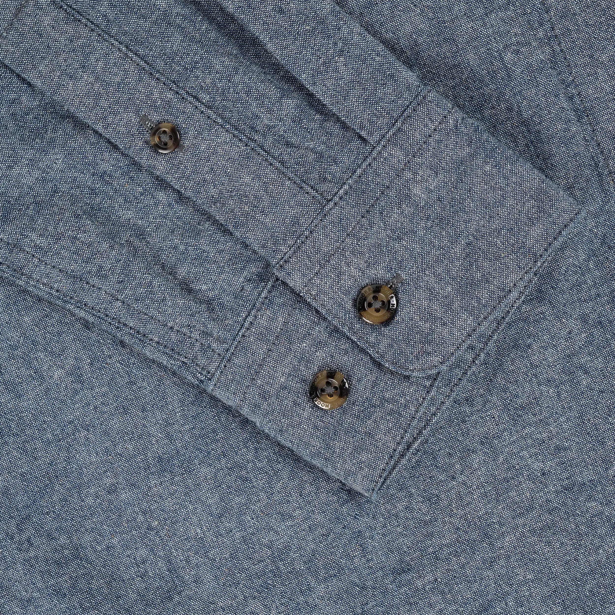 Chemise en chambray envolée de canards pour femme