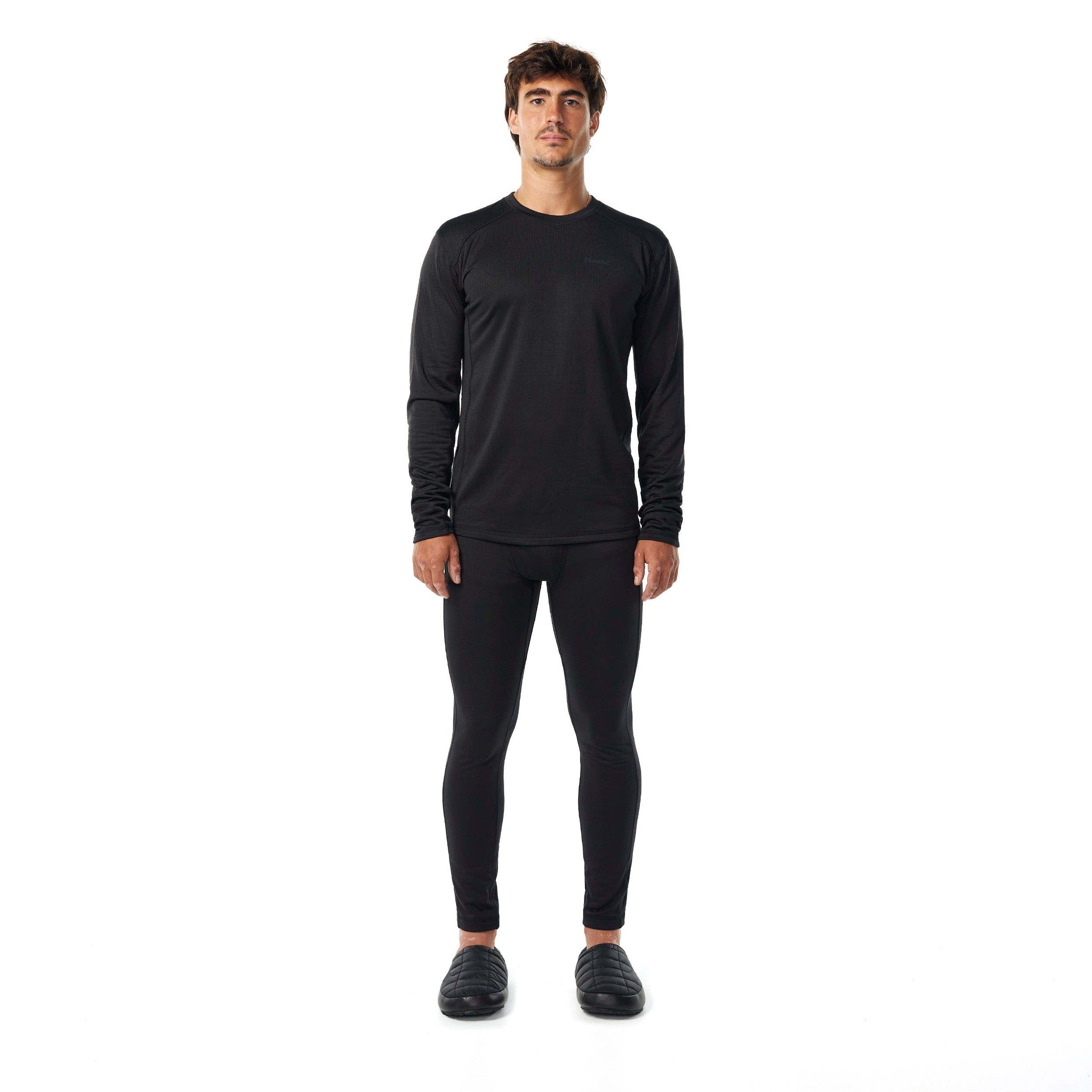 M's Grid Base Layer Crewneck - Hooké