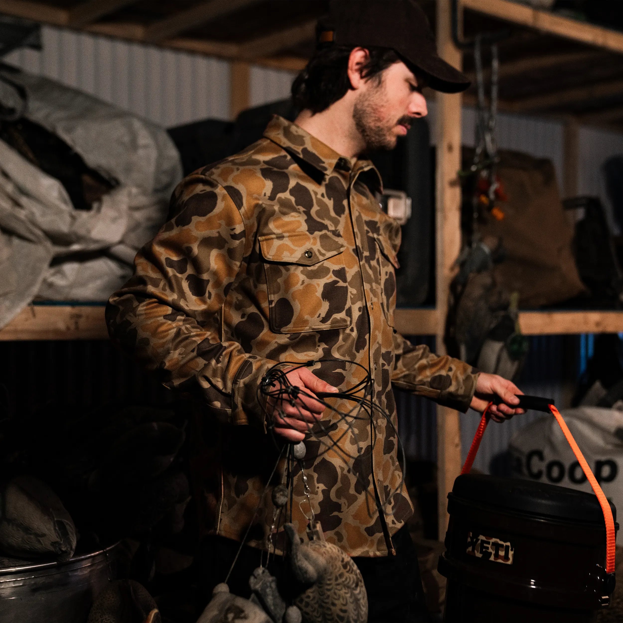 M's Duck Camo Flannel Shirt
