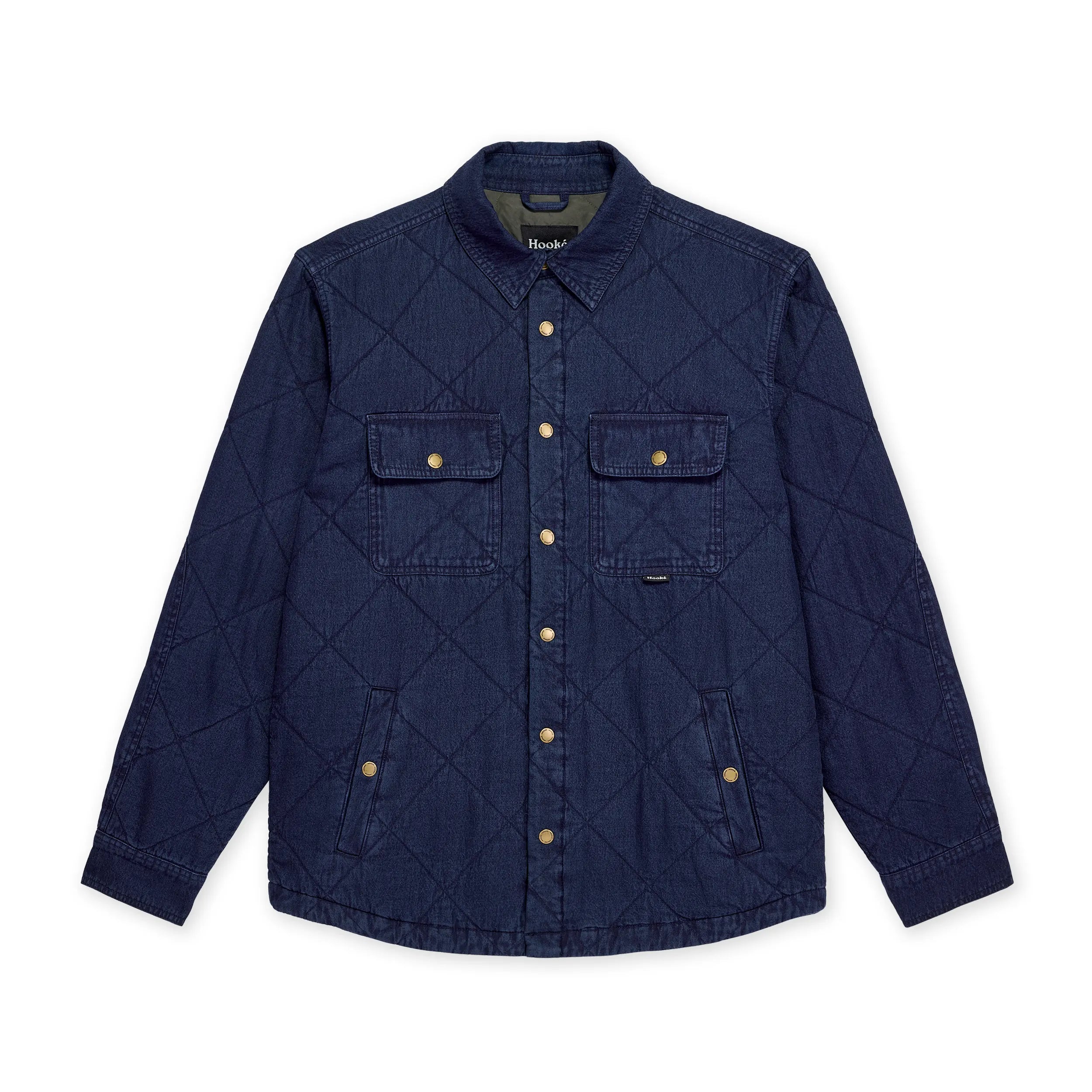 M's Denim Quilted Jack Shirt