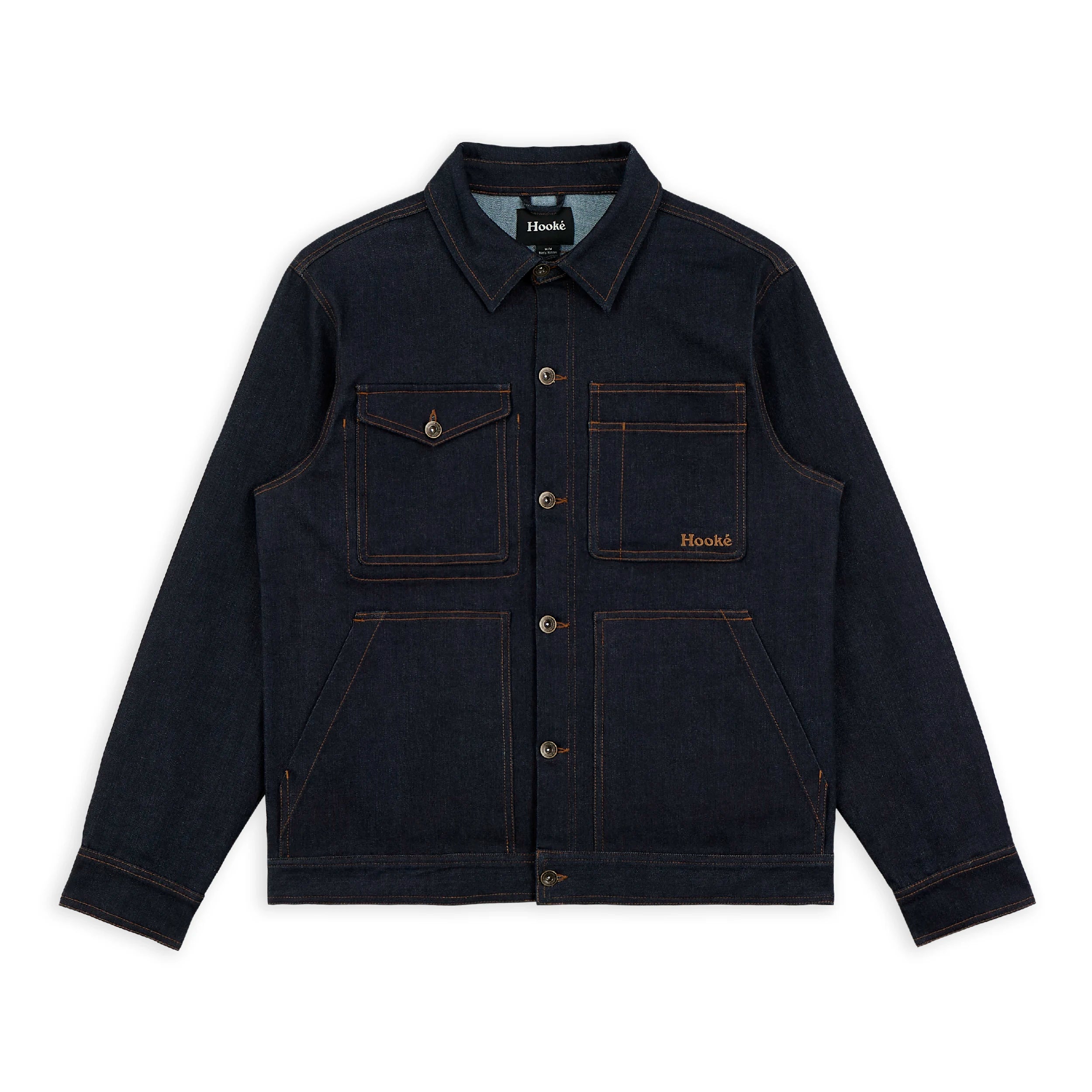 Manteau de travail Trucker en denim pour homme