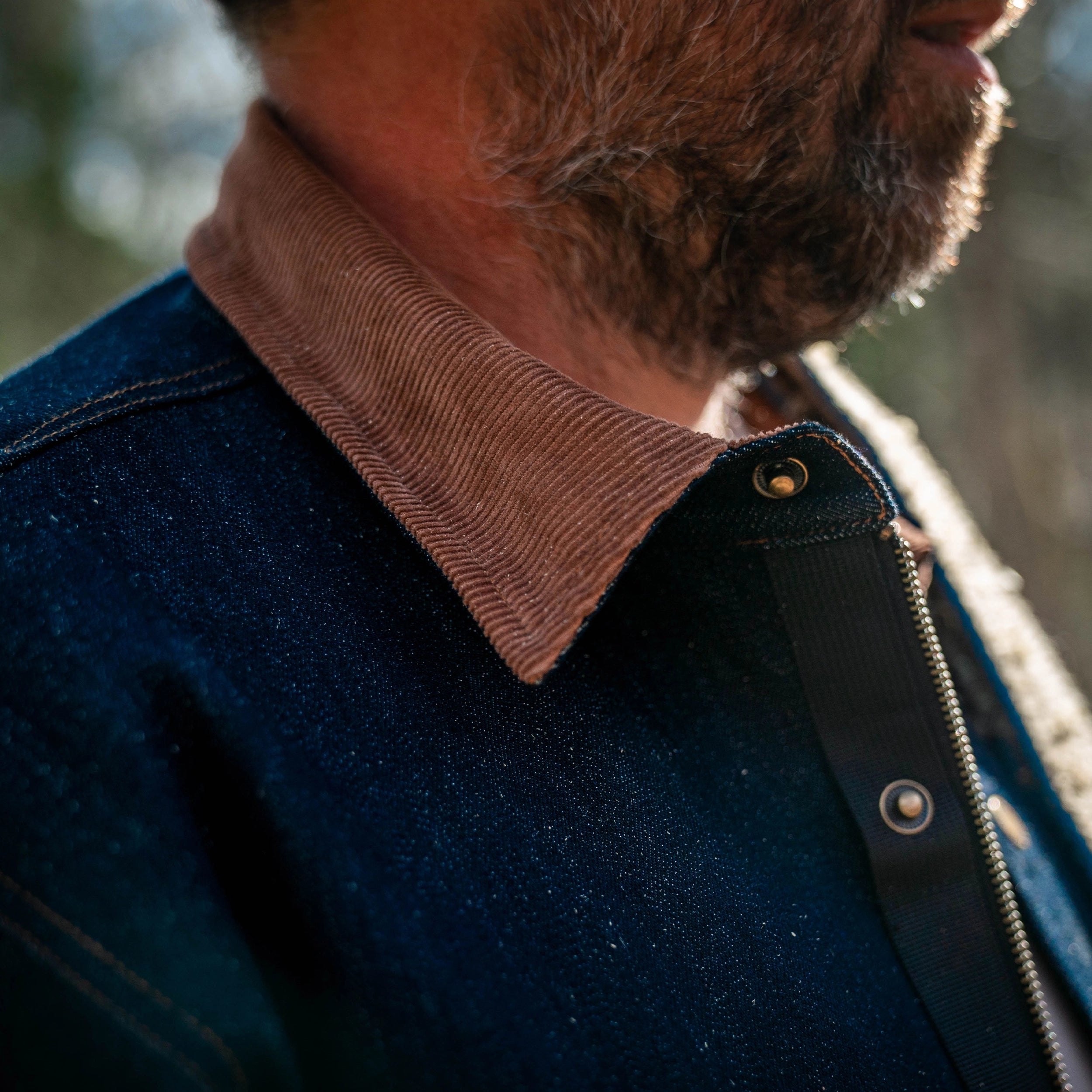 Manteau de travail Ranger en denim pour homme