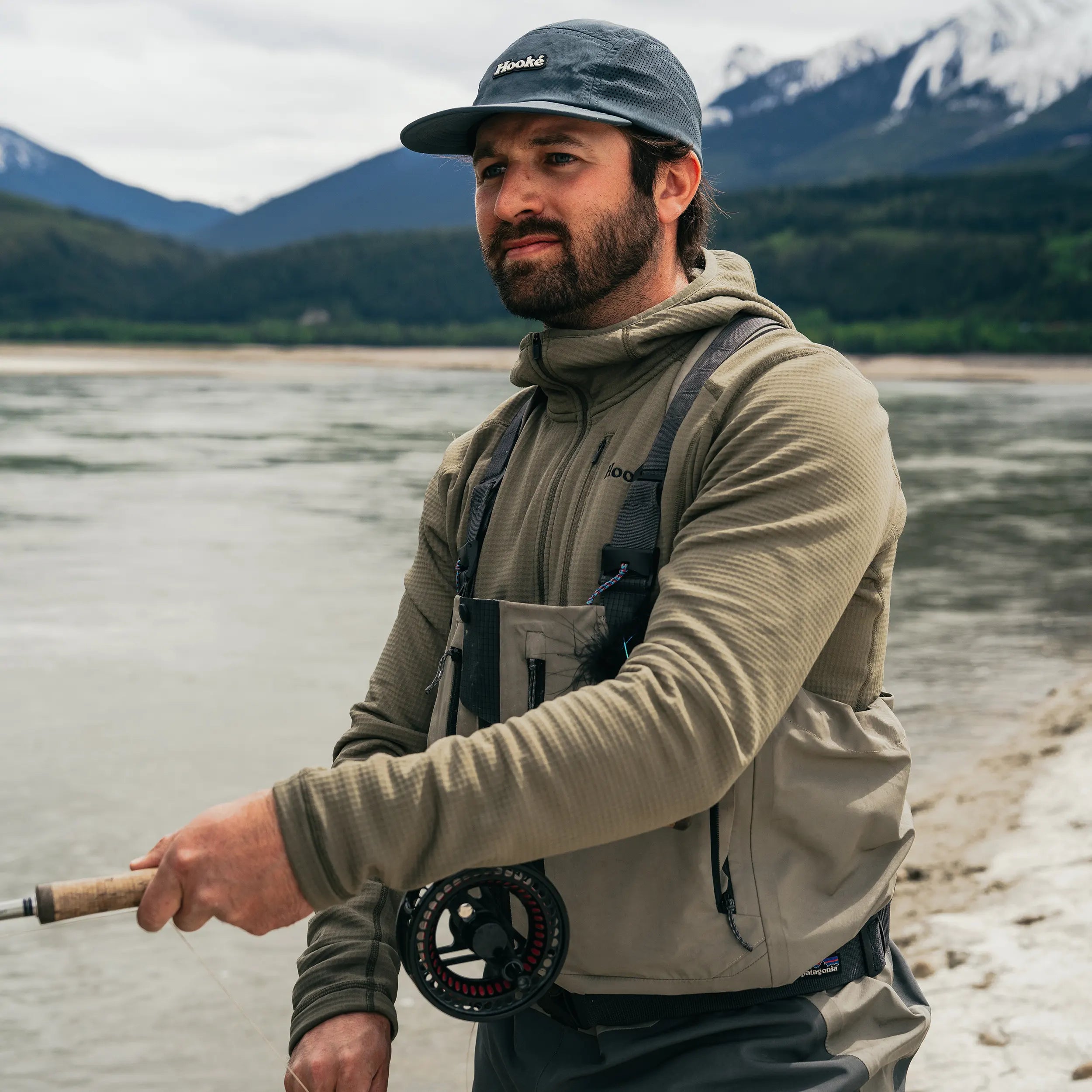 M's Grid Fleece Full-Zip Hoodie