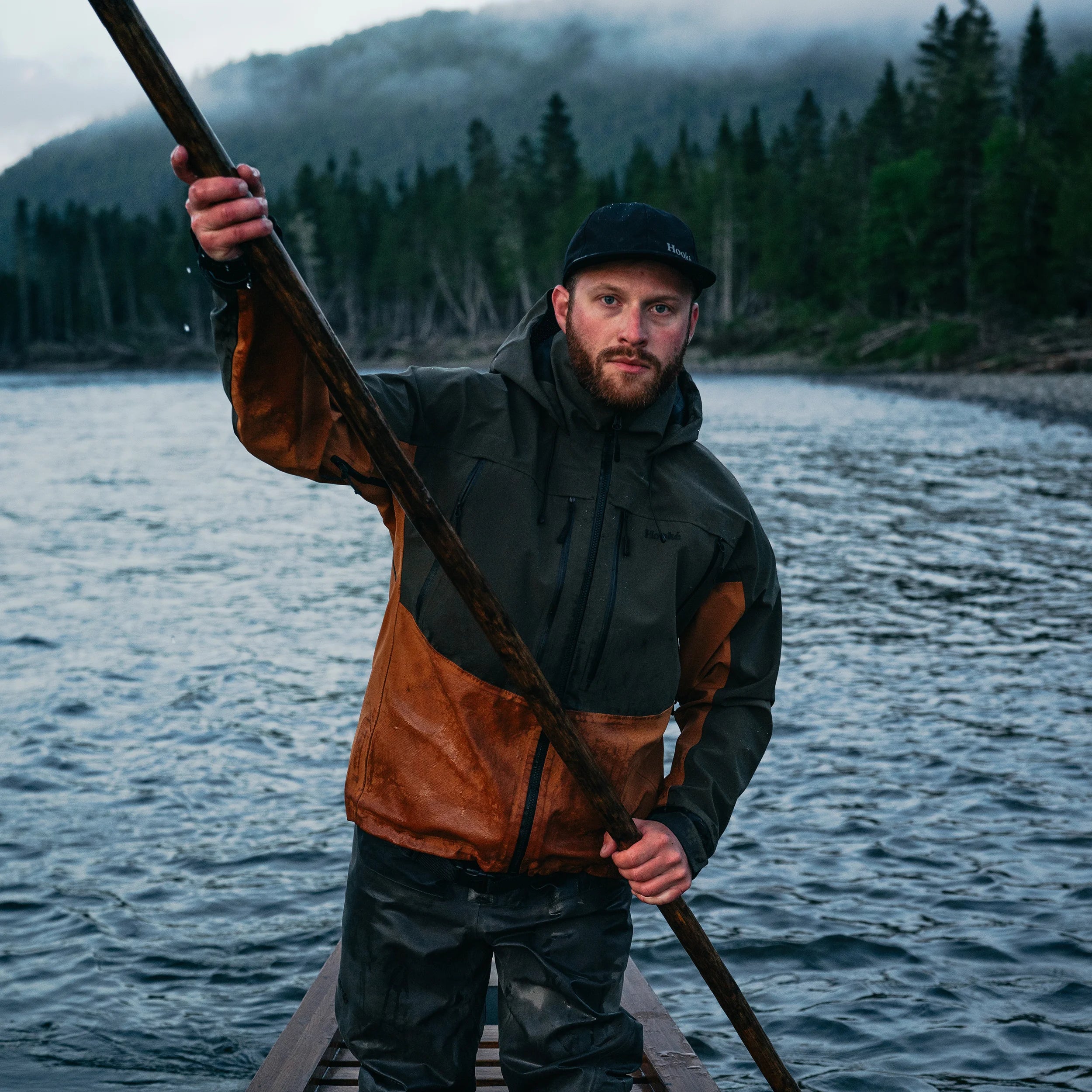 Coquille imperméable du Guide pour homme