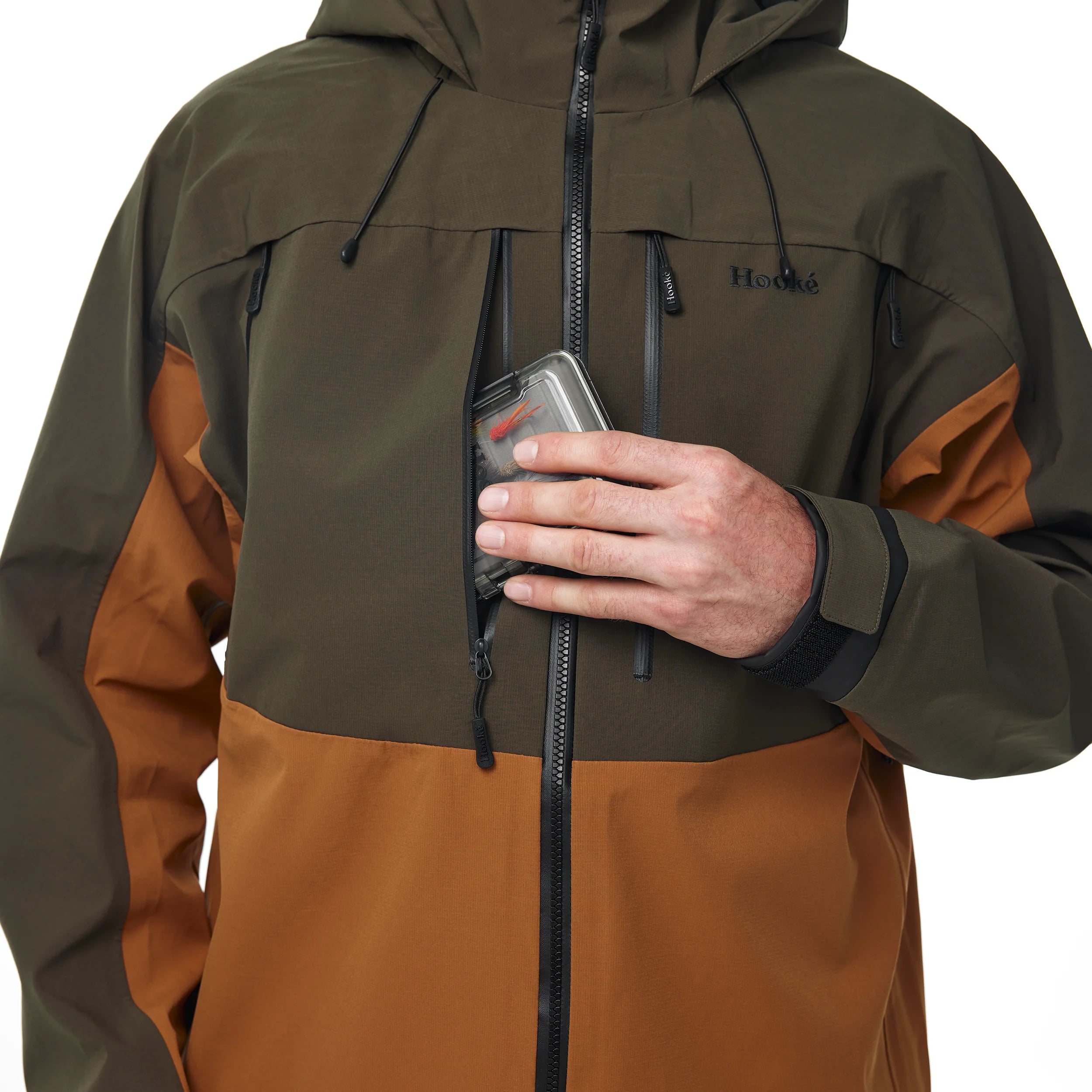 Coquille imperméable du Guide pour homme