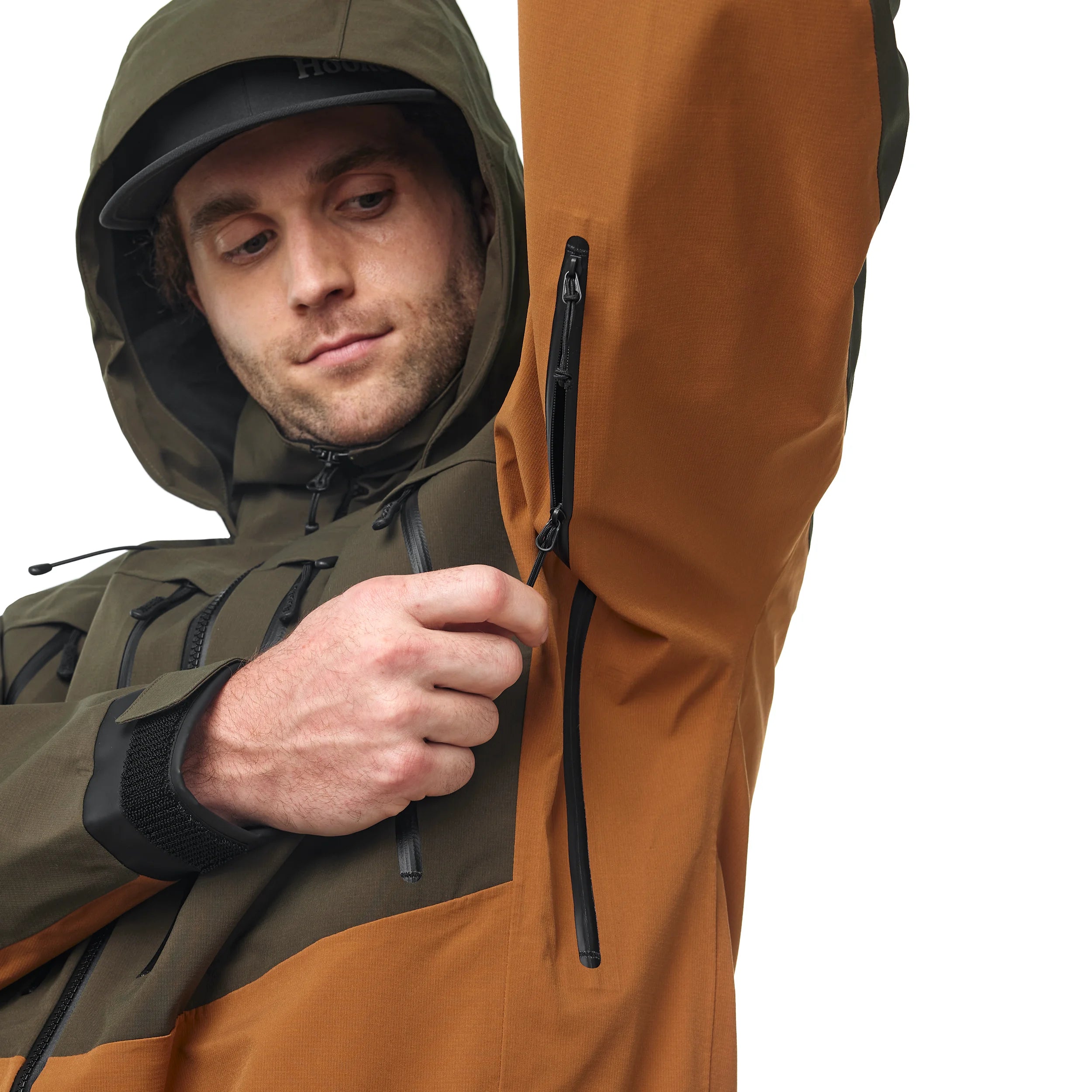 Coquille imperméable du Guide pour homme