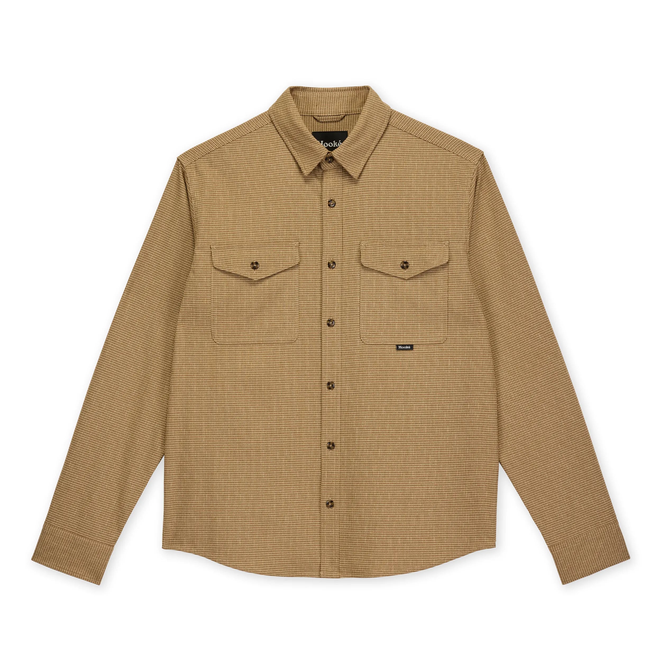 Chemise à carreaux en flanelle légère pour homme