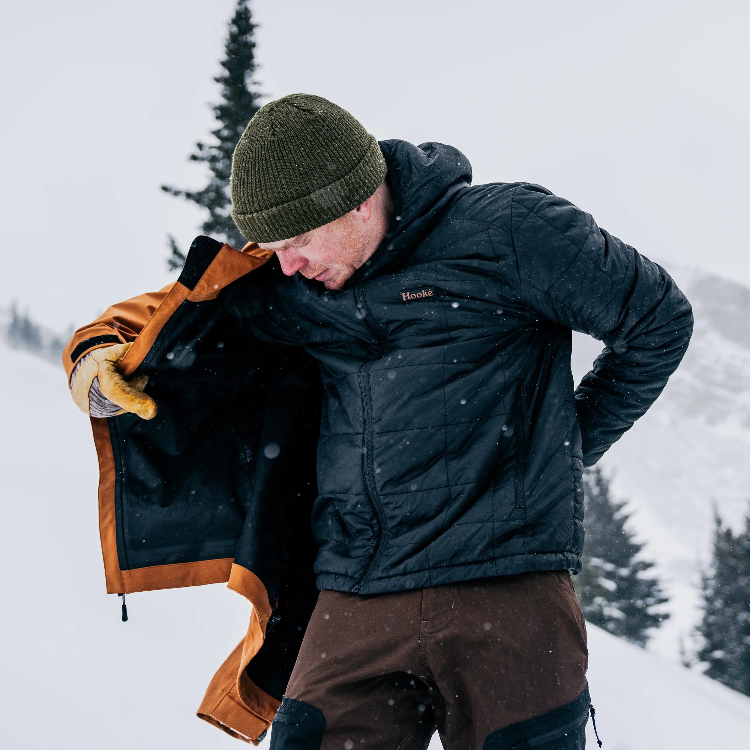 Manteau à capuche Saisonnier léger pour homme