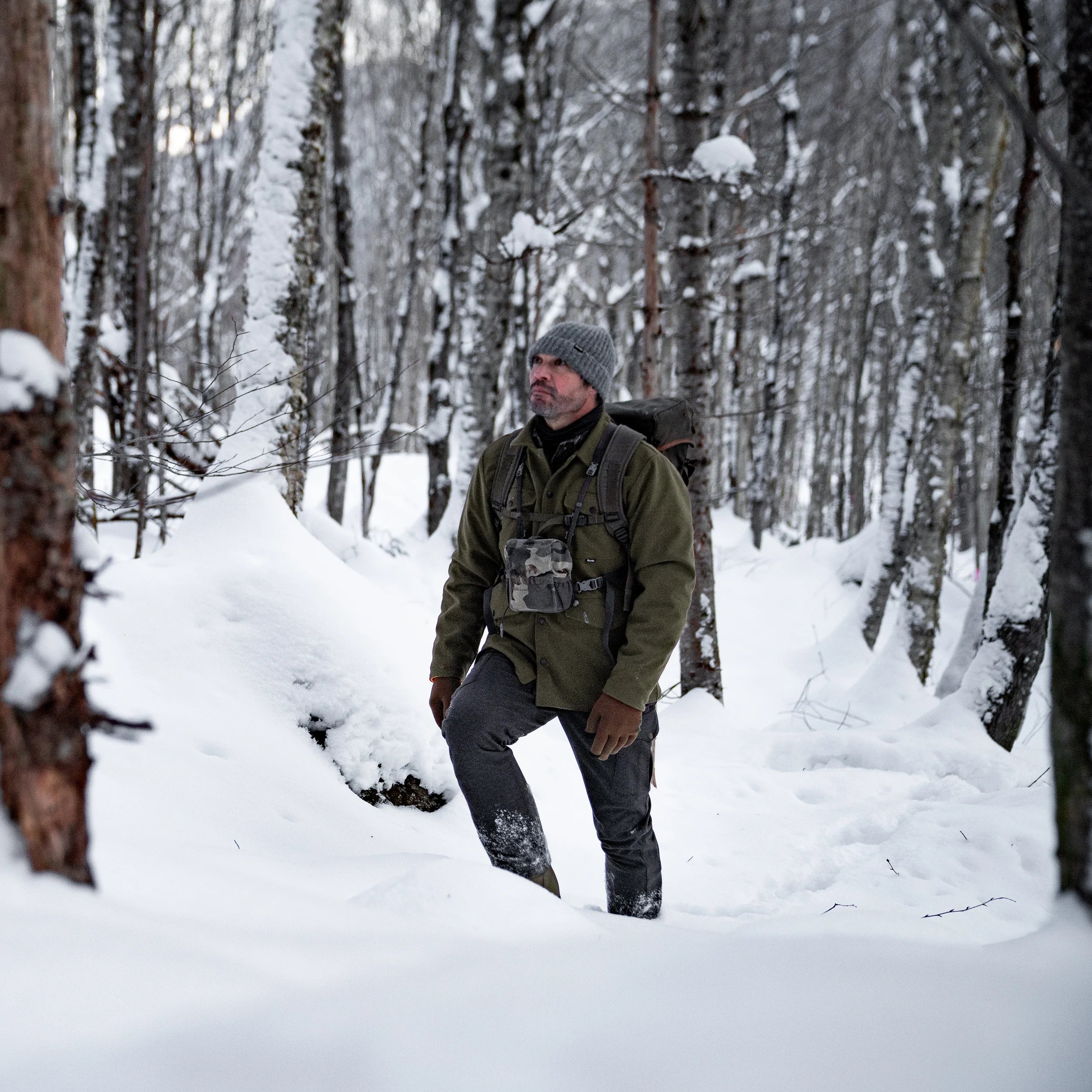 Manteau de chasse réversible pour homme