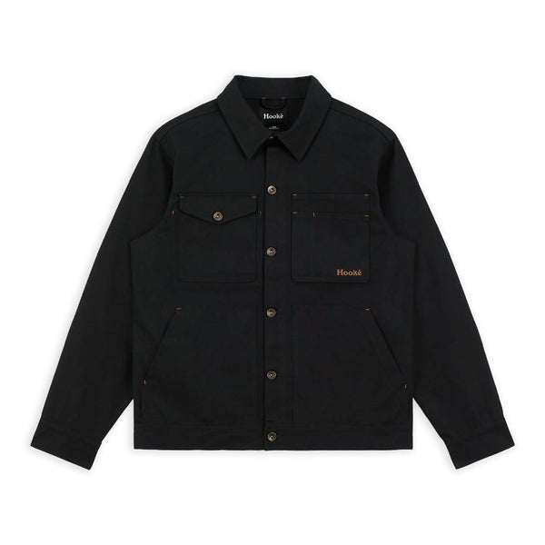 RETRO HOOK COTTON JACKET ブラック HOOKE-M-TWJ-BLK-1_grande.webp?