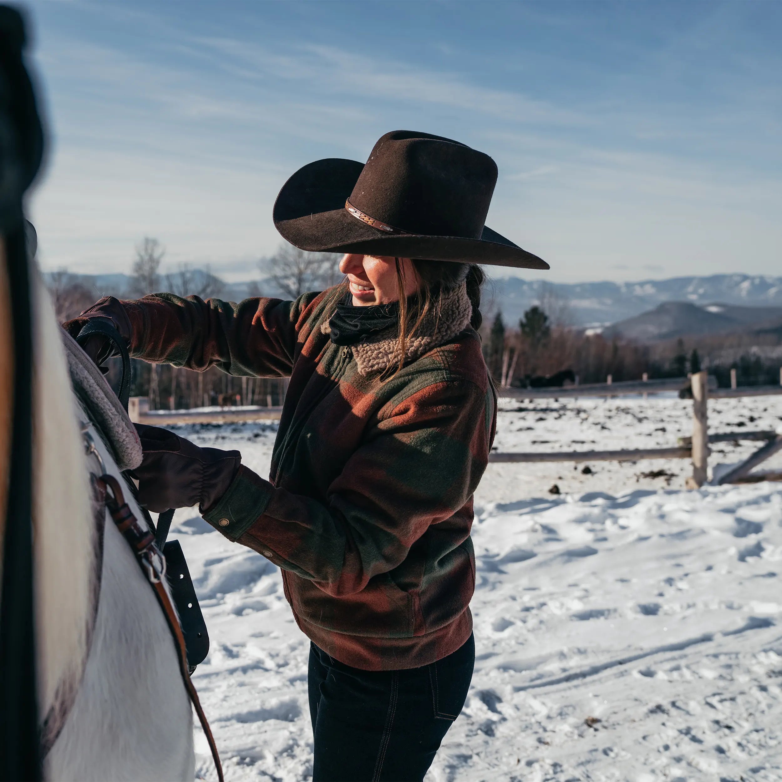 Manteau de travail canadien doublé en molleton pour femme
