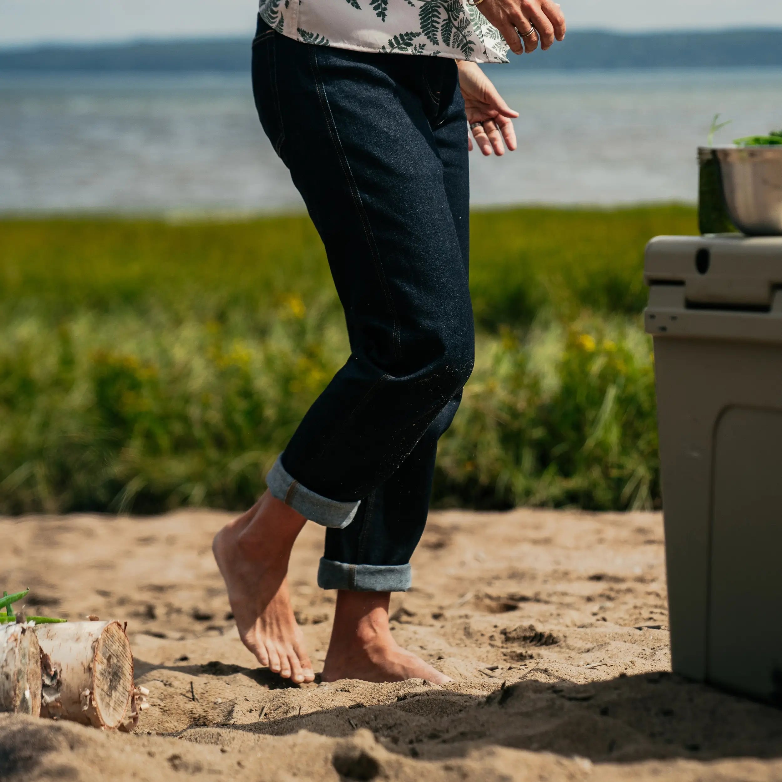 Pantalon en denim pour femme