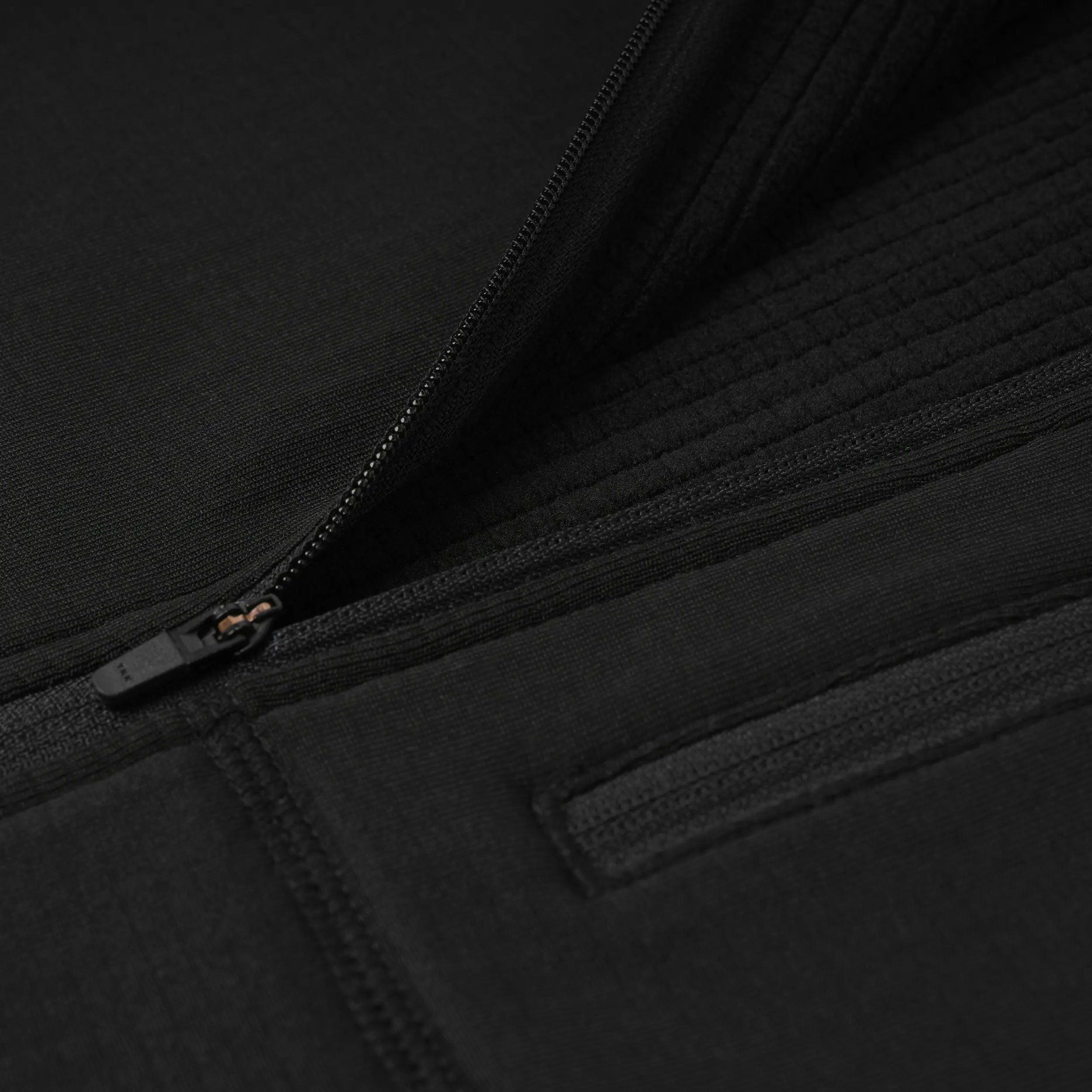 Hoodie à fermeture éclair quadrillée pour femme