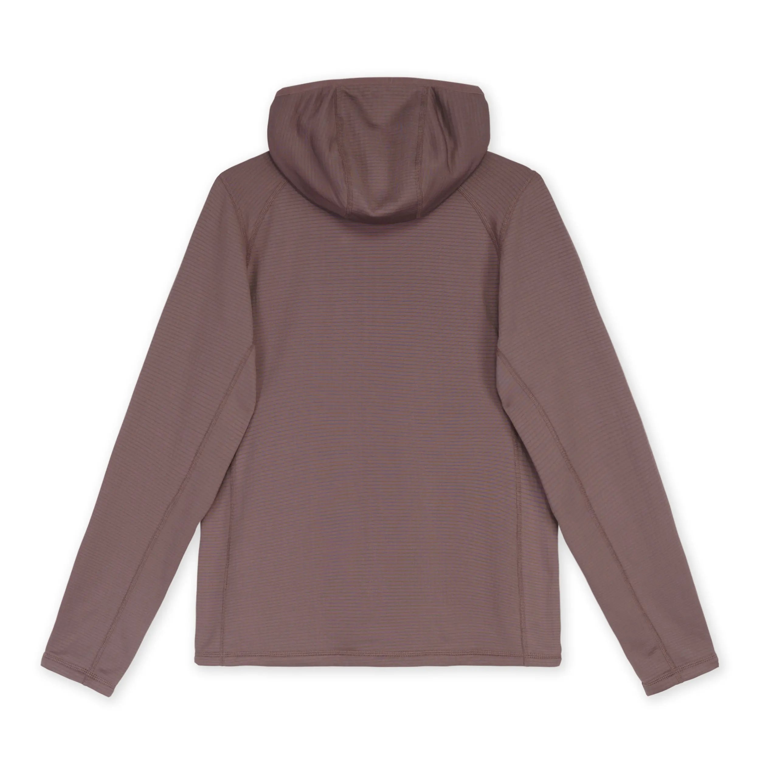 Hoodie à fermeture éclair quadrillée pour femme