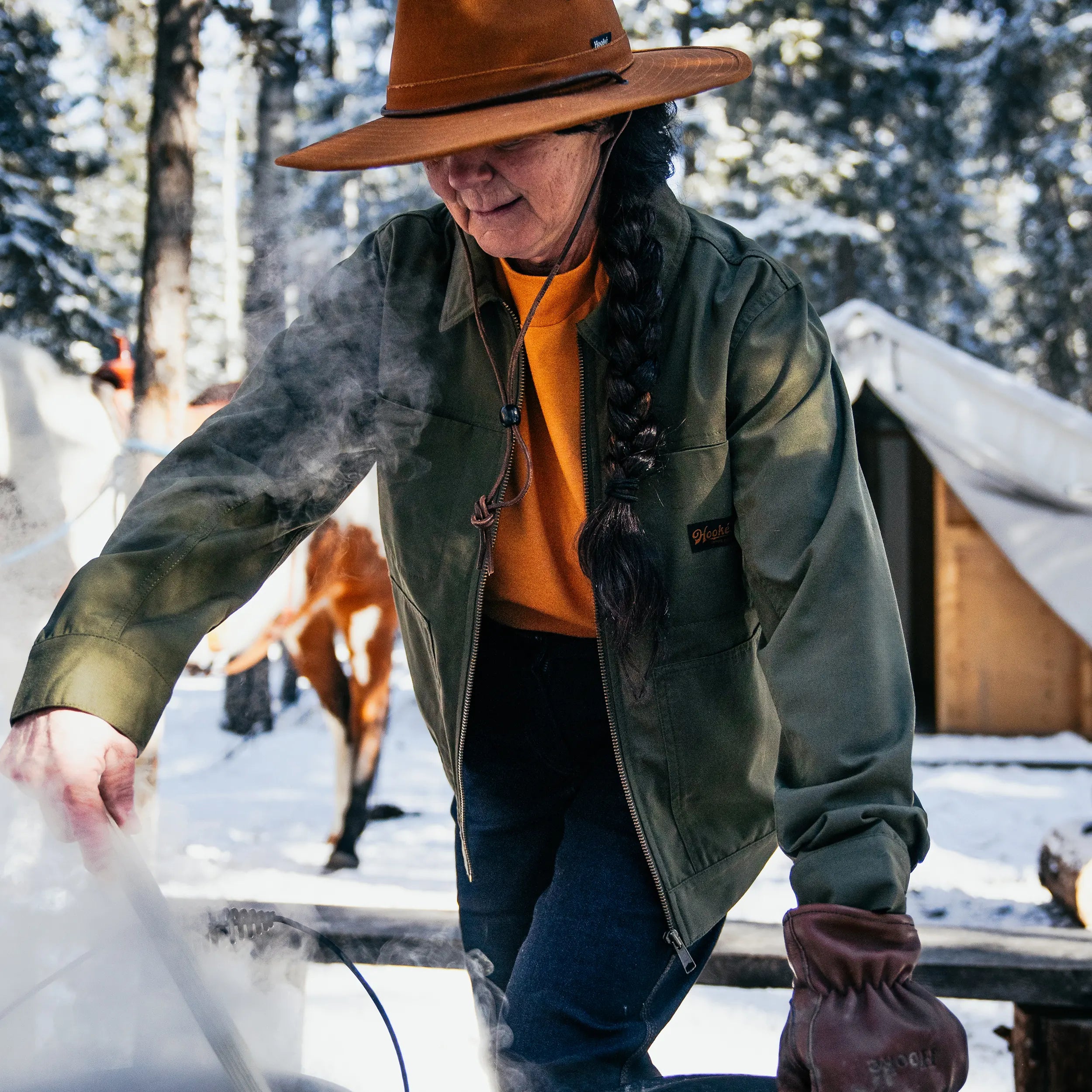 Manteau léger de travail Trucker pour femme