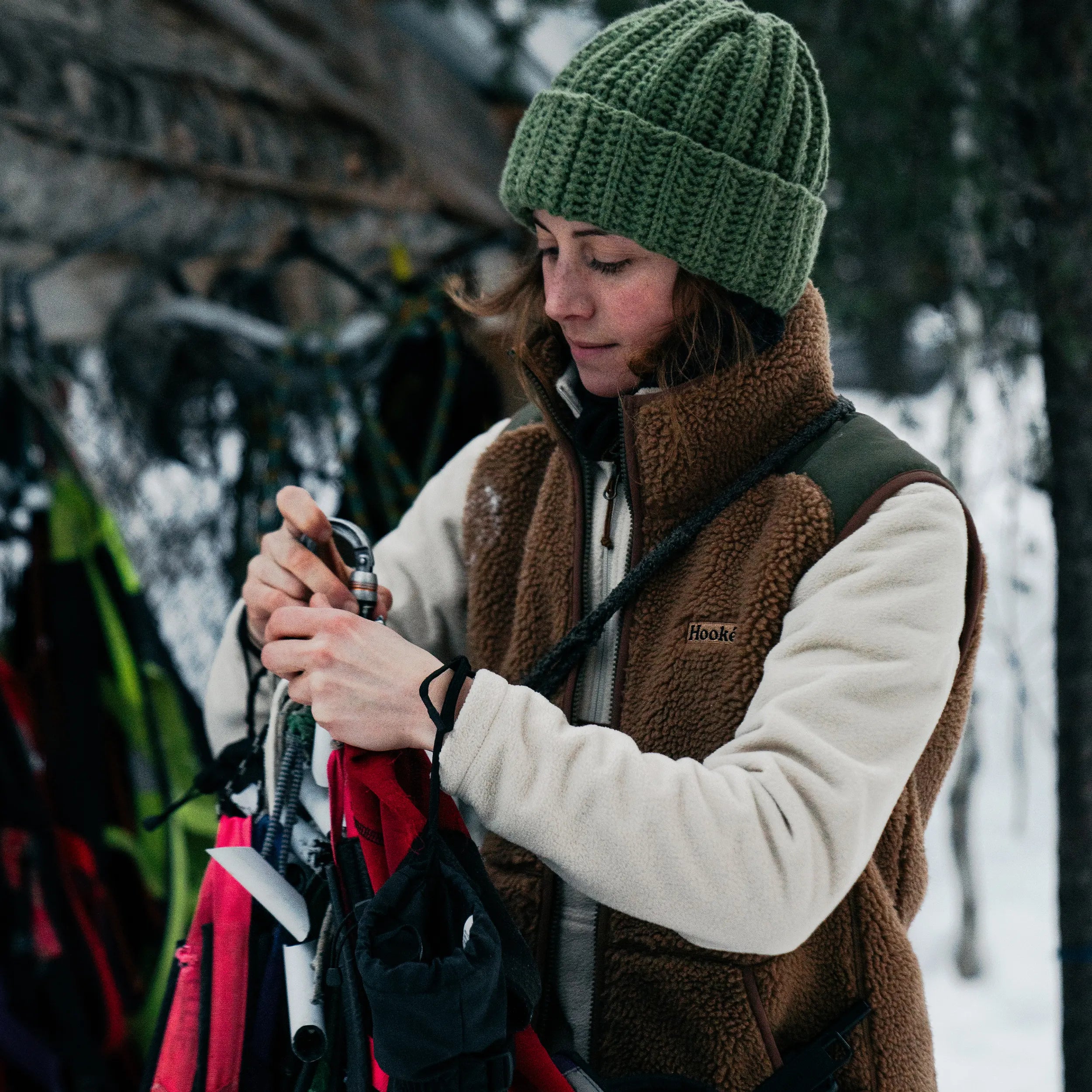 Veste Prairies en molleton pour femme