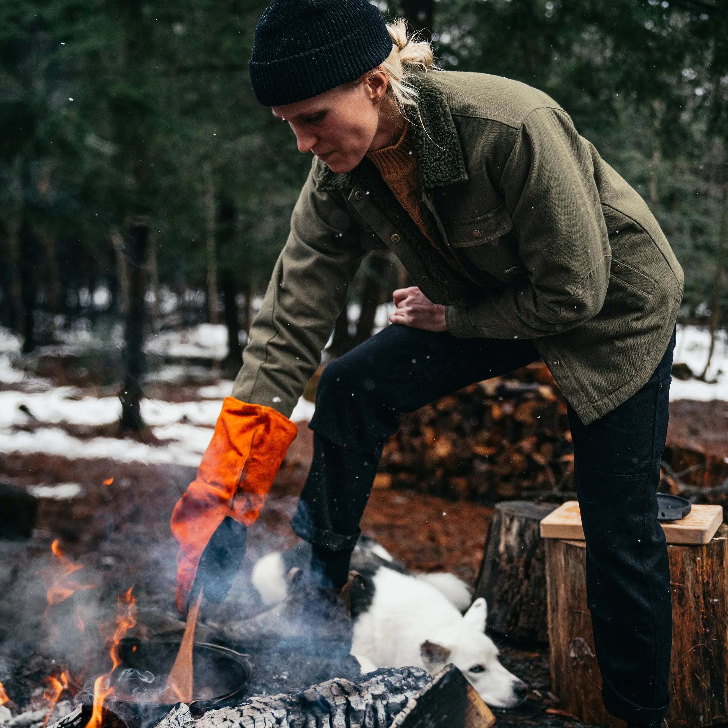 Manteau de travail Bobcat en molleton pour femme