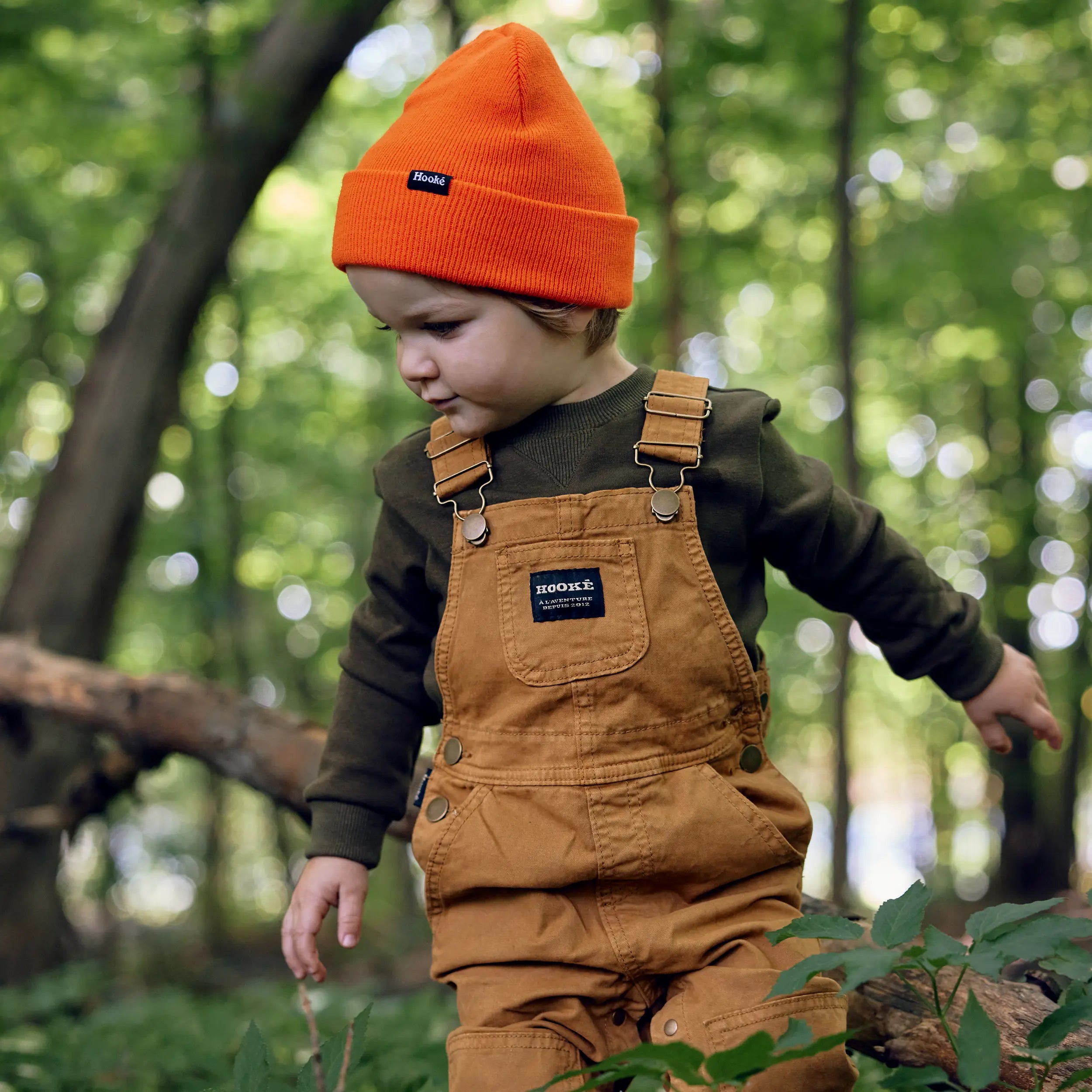 Beanie Signature for kids Safety Orange - Hooké