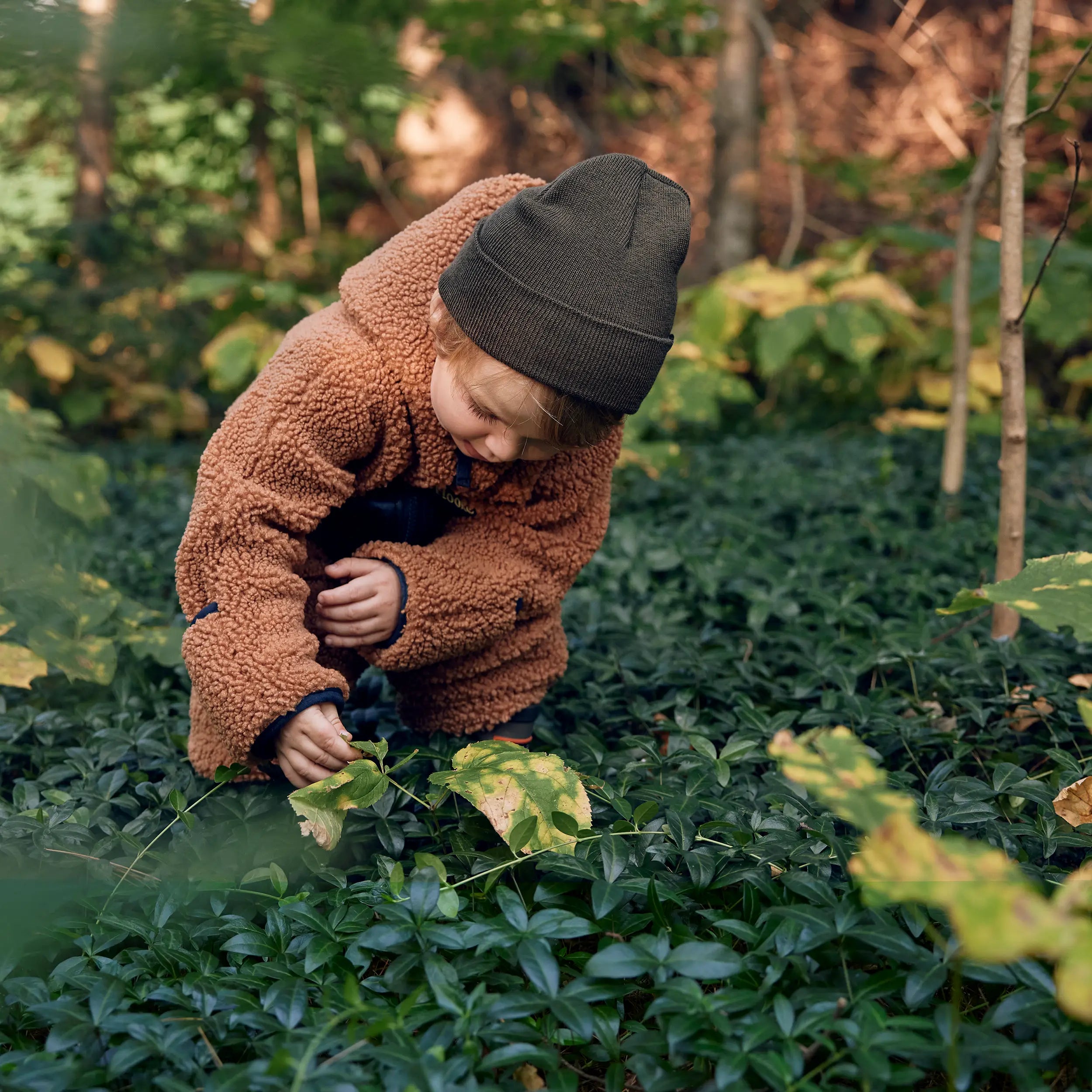 Beanie Signature for kids Olive Mix - Hooké