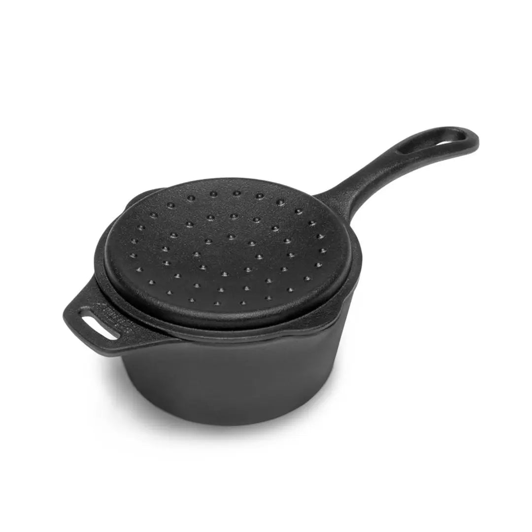 Cast Iron Saucepan with Lid - Hooké