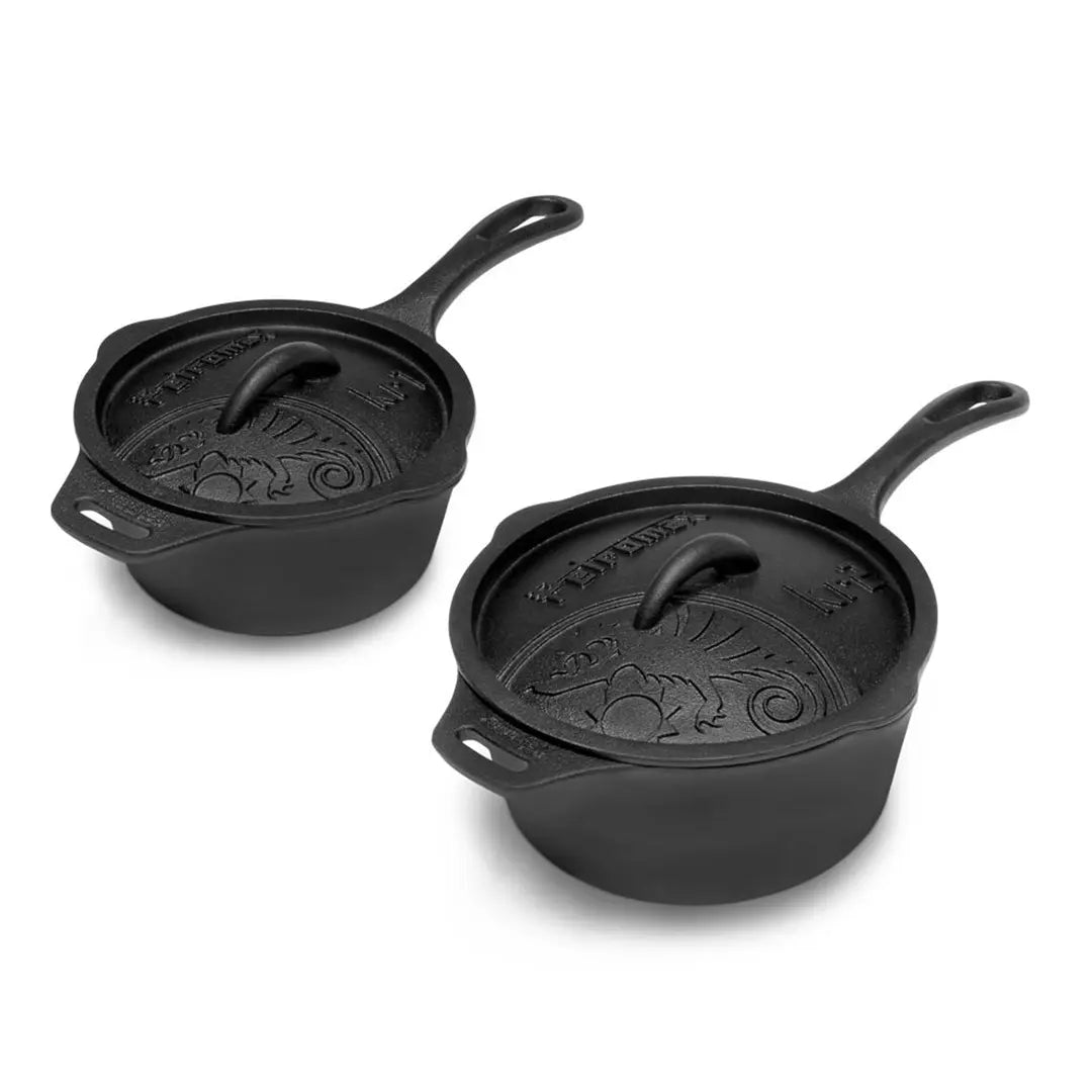 Cast Iron Saucepan with Lid - Hooké