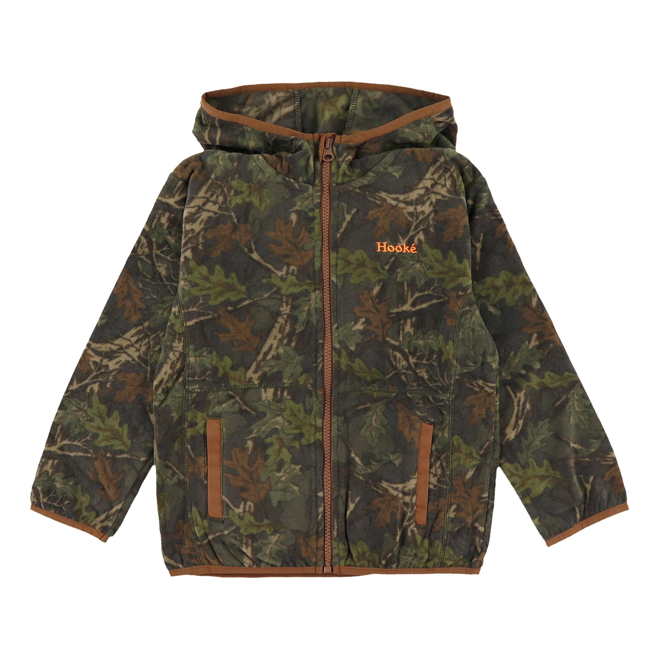 K’s Camo Fleece Zip Hoodie - Hooké