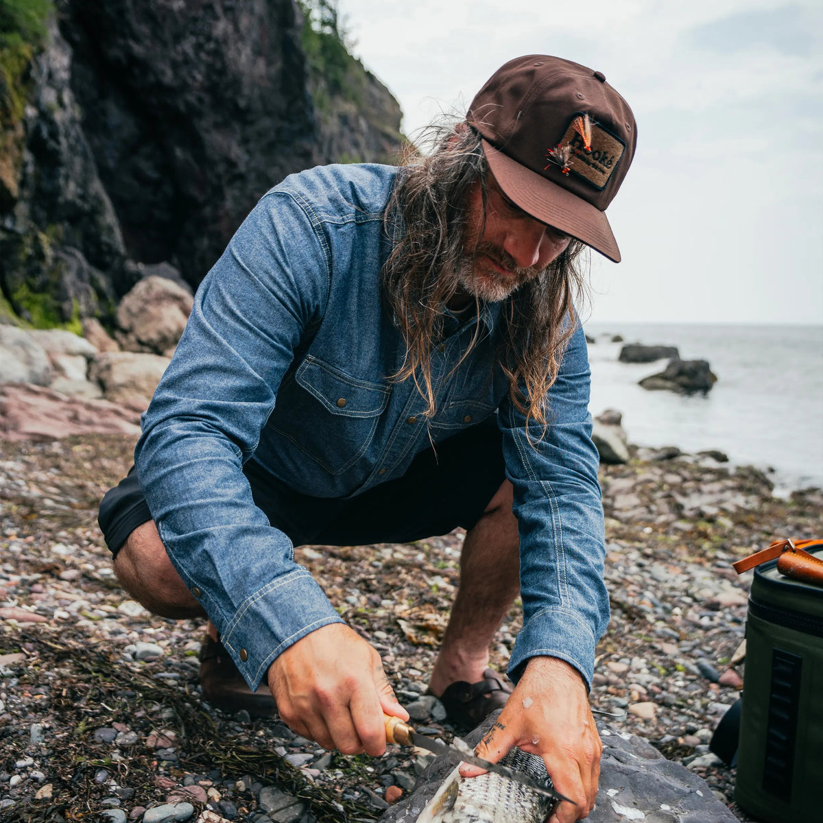 M's Chambray Shirt - Hooké