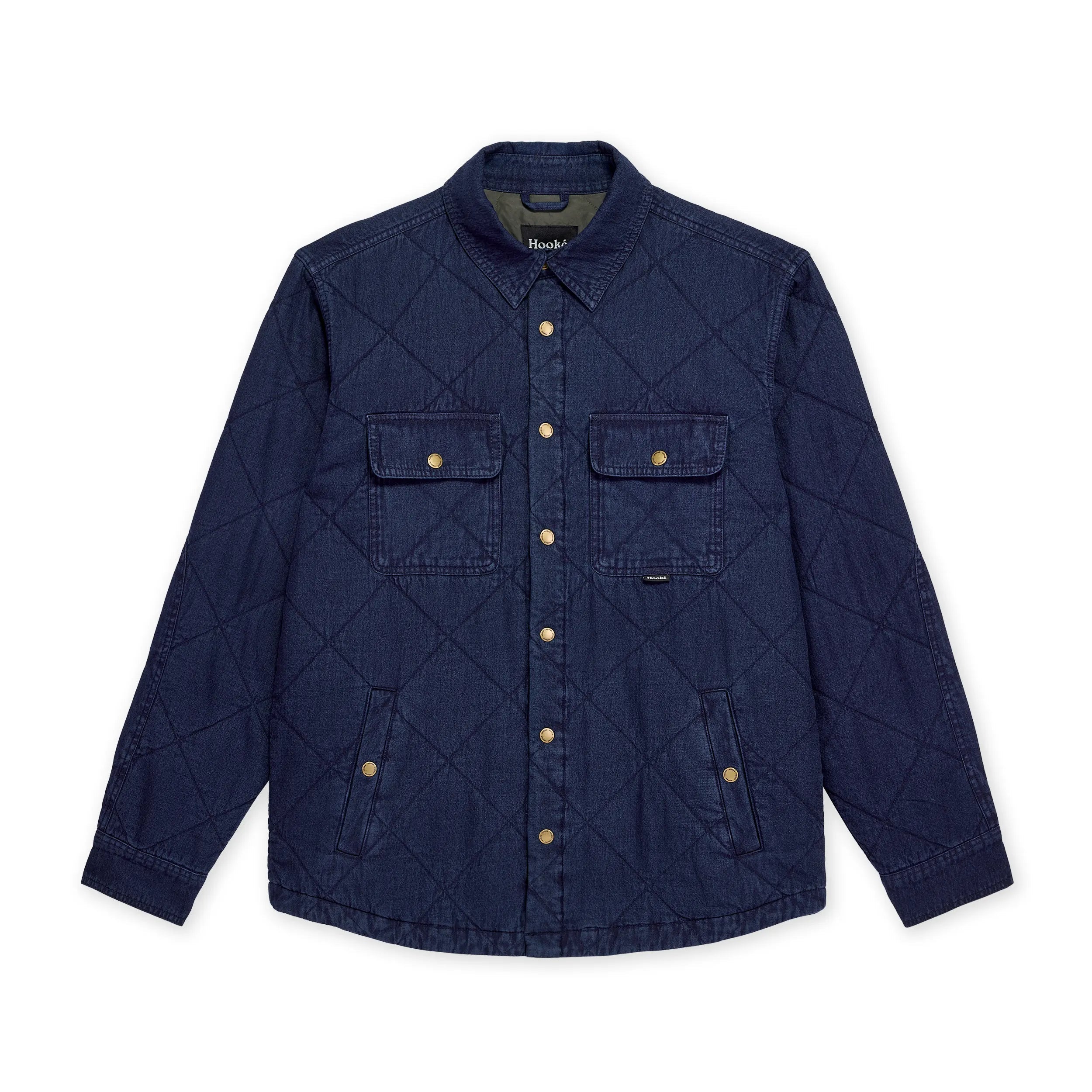 M's Denim Quilted Jack Shirt - Hooké