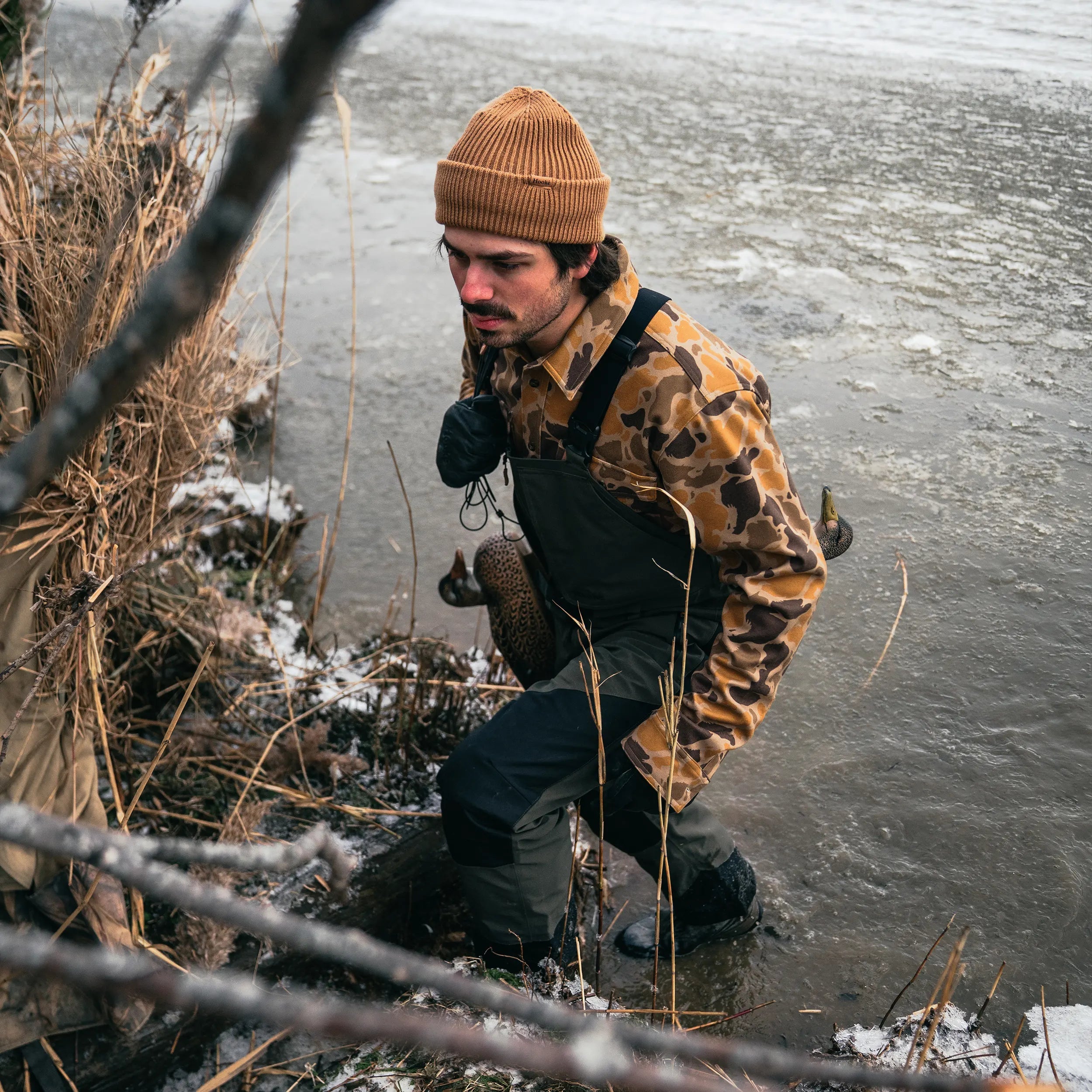 M's Duck Camo Flannel Shirt - Hooké