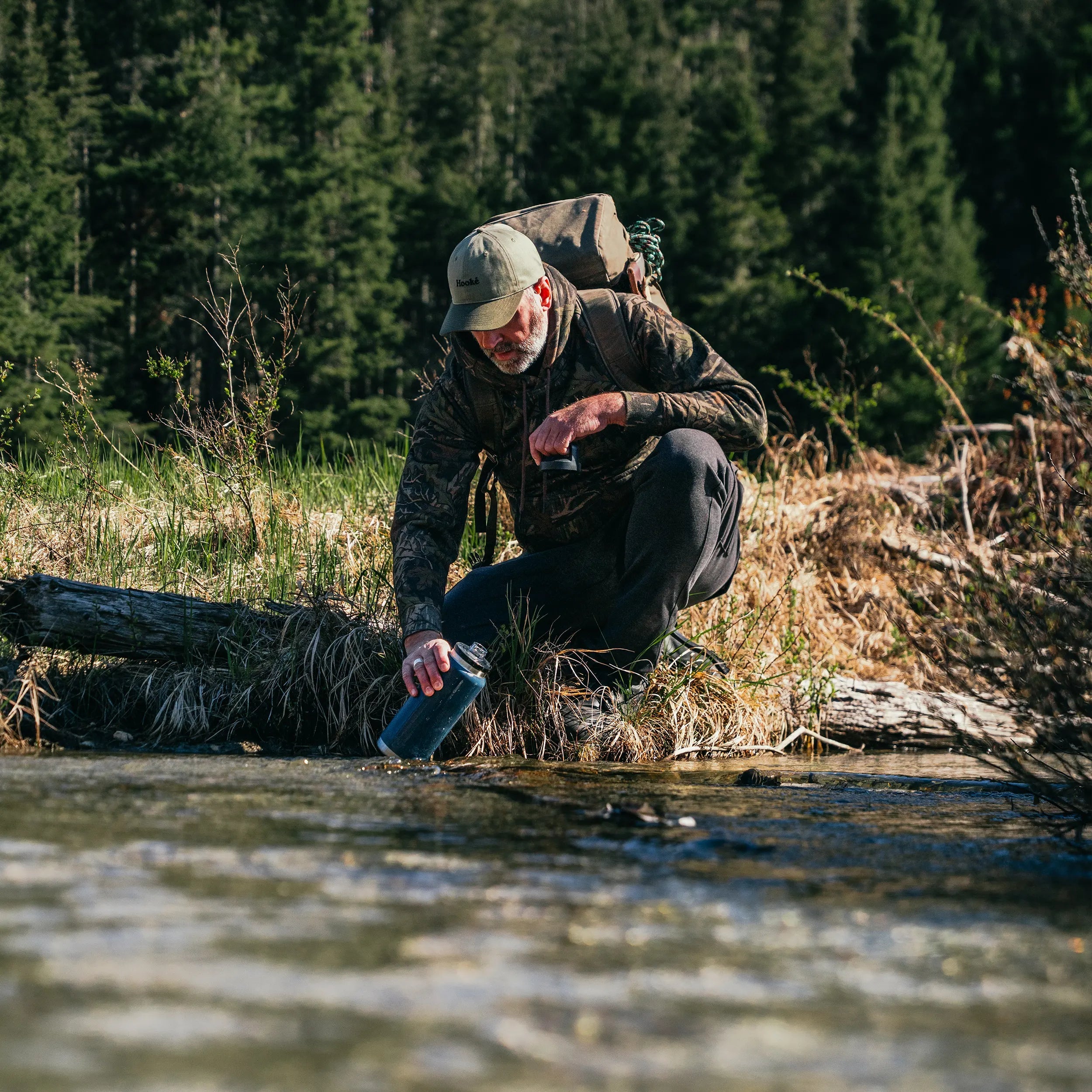 M's Forest Camo Hoodie - Hooké