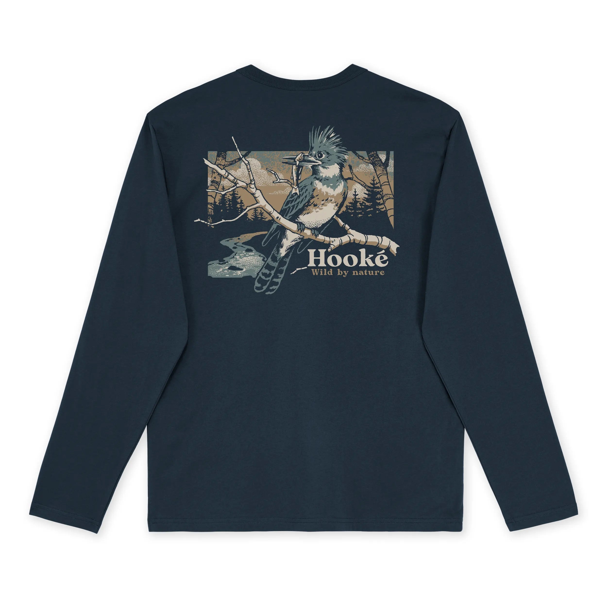 M's Kingfisher Long Sleeve Tee - Hooké