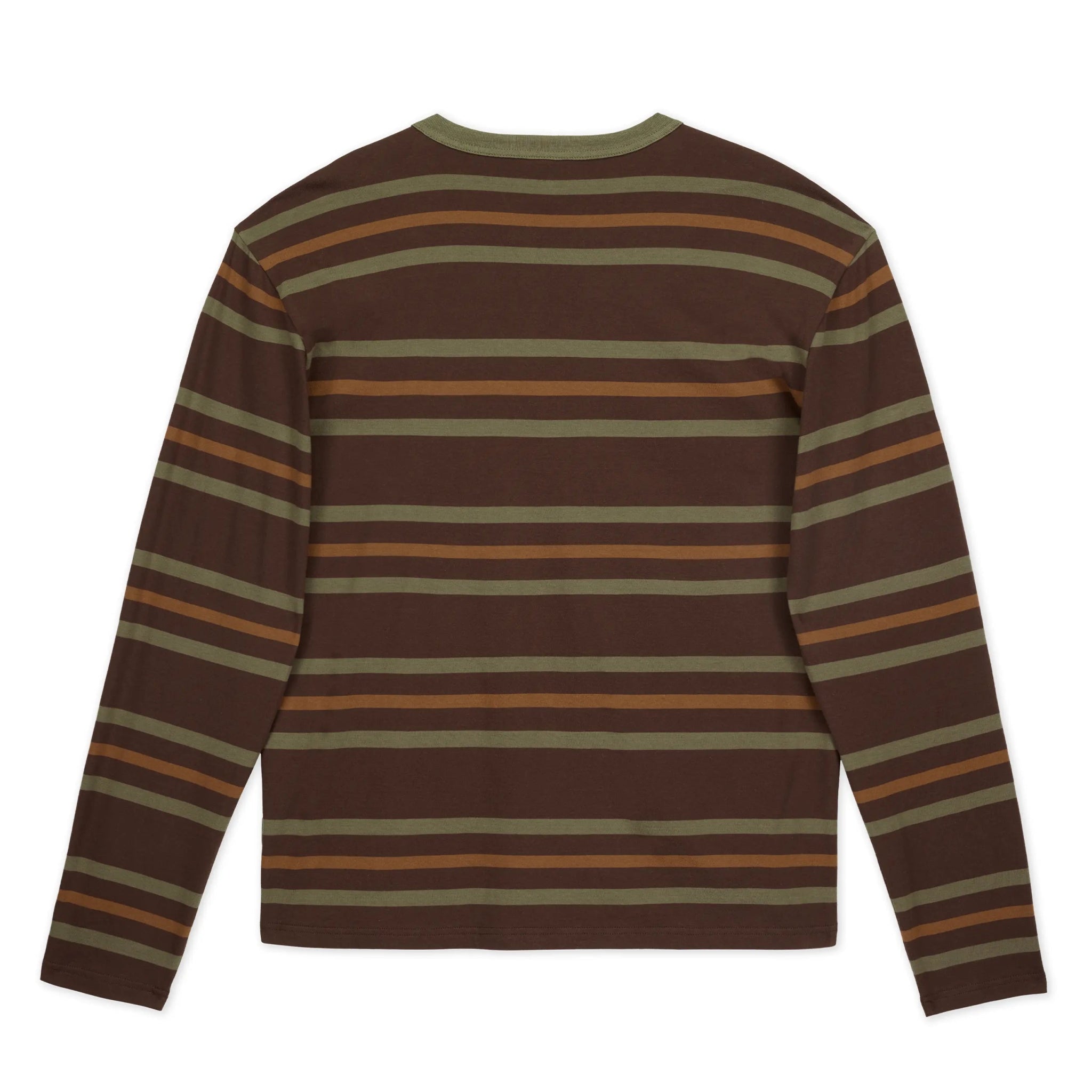 M's Long Sleeve Forest Striped Tee - Hooké