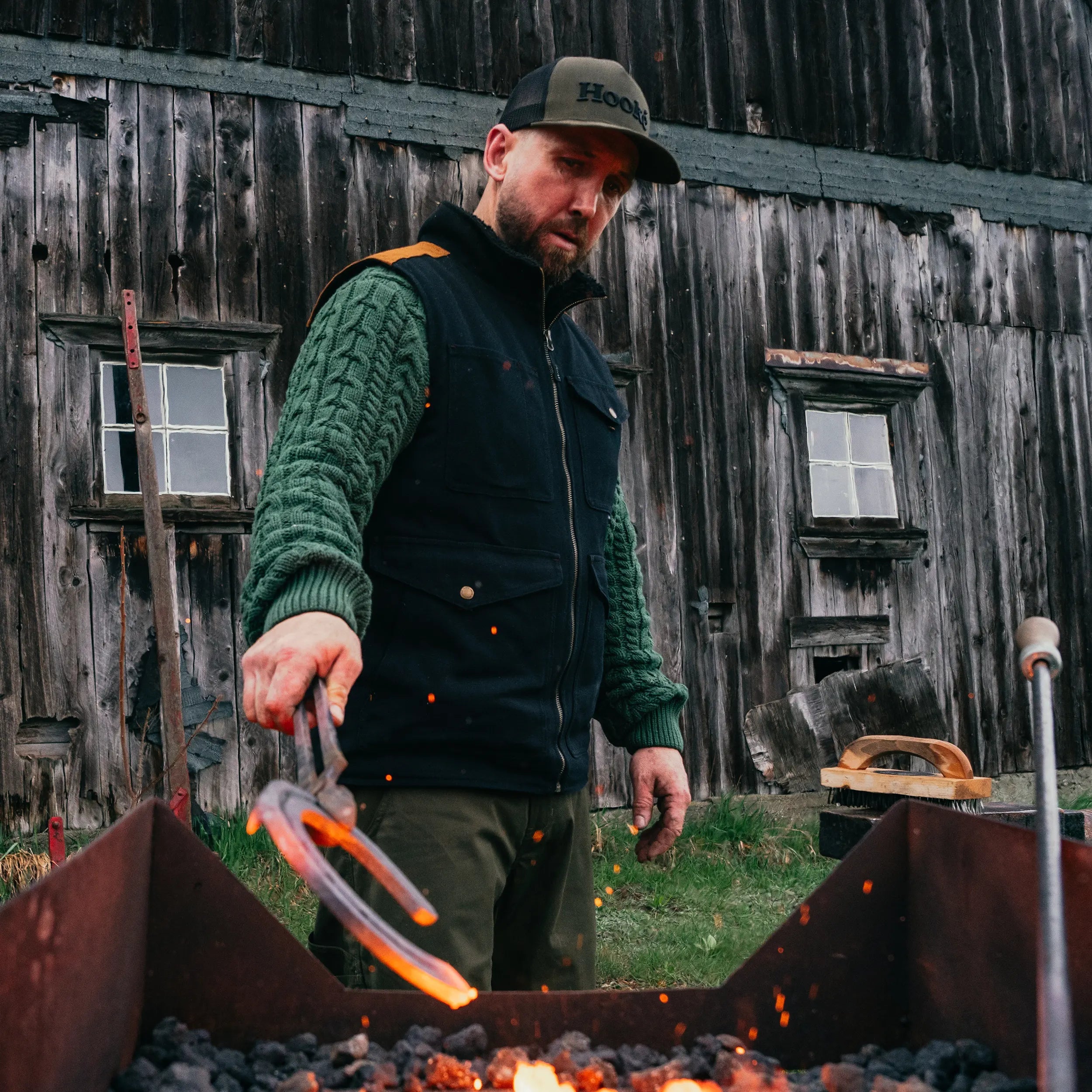 M's Mustang Pile Work Vest - Hooké