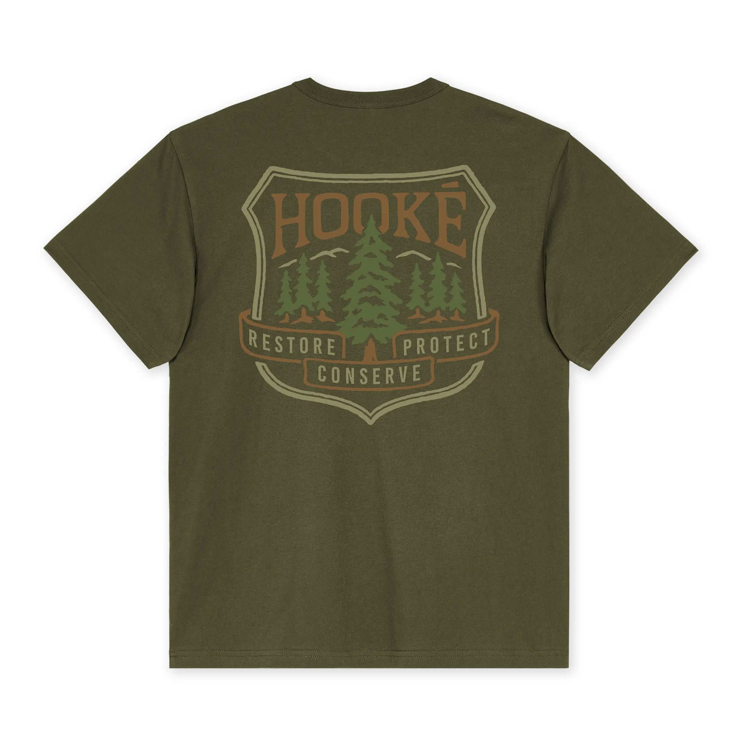 M's Pine Trees T-Shirt - Hooké