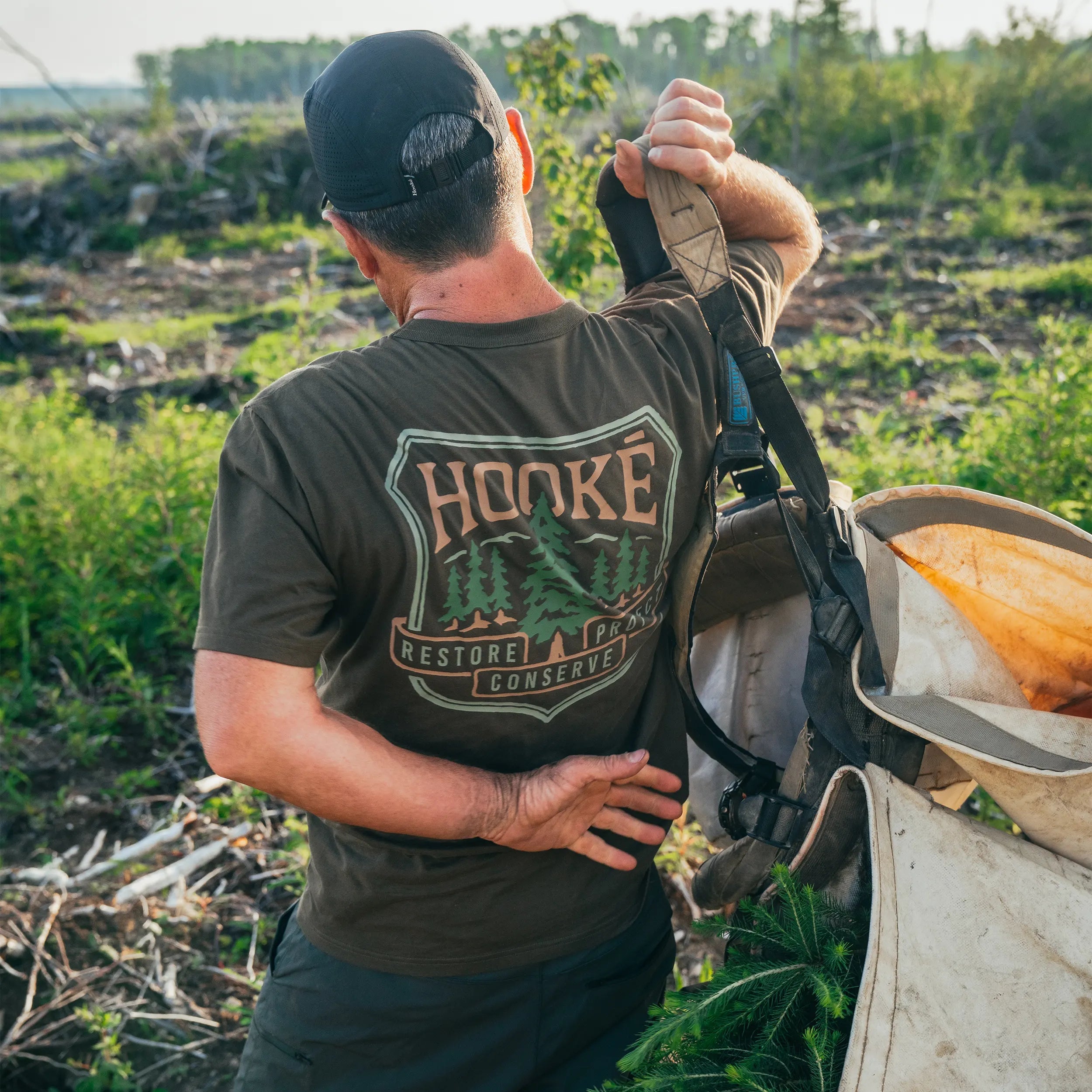 M's Pine Trees T-Shirt - Hooké