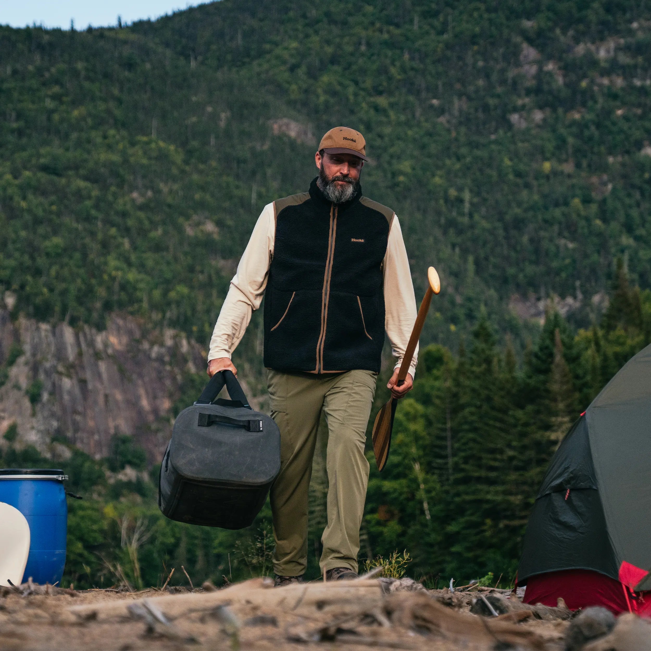 M's Prairies Pile Fleece Vest - Hooké