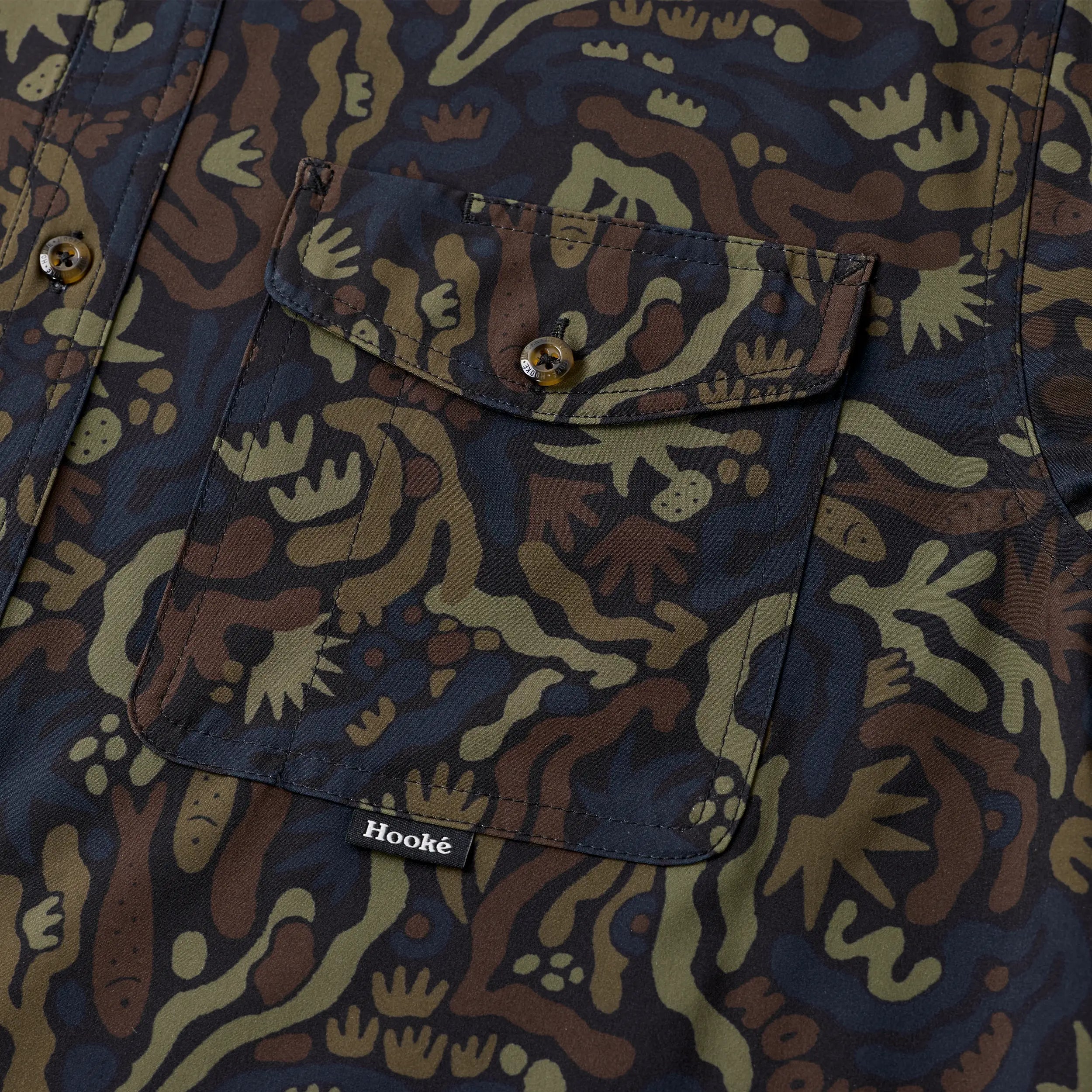 M's Seabed Short Sleeve Shirt - Hooké