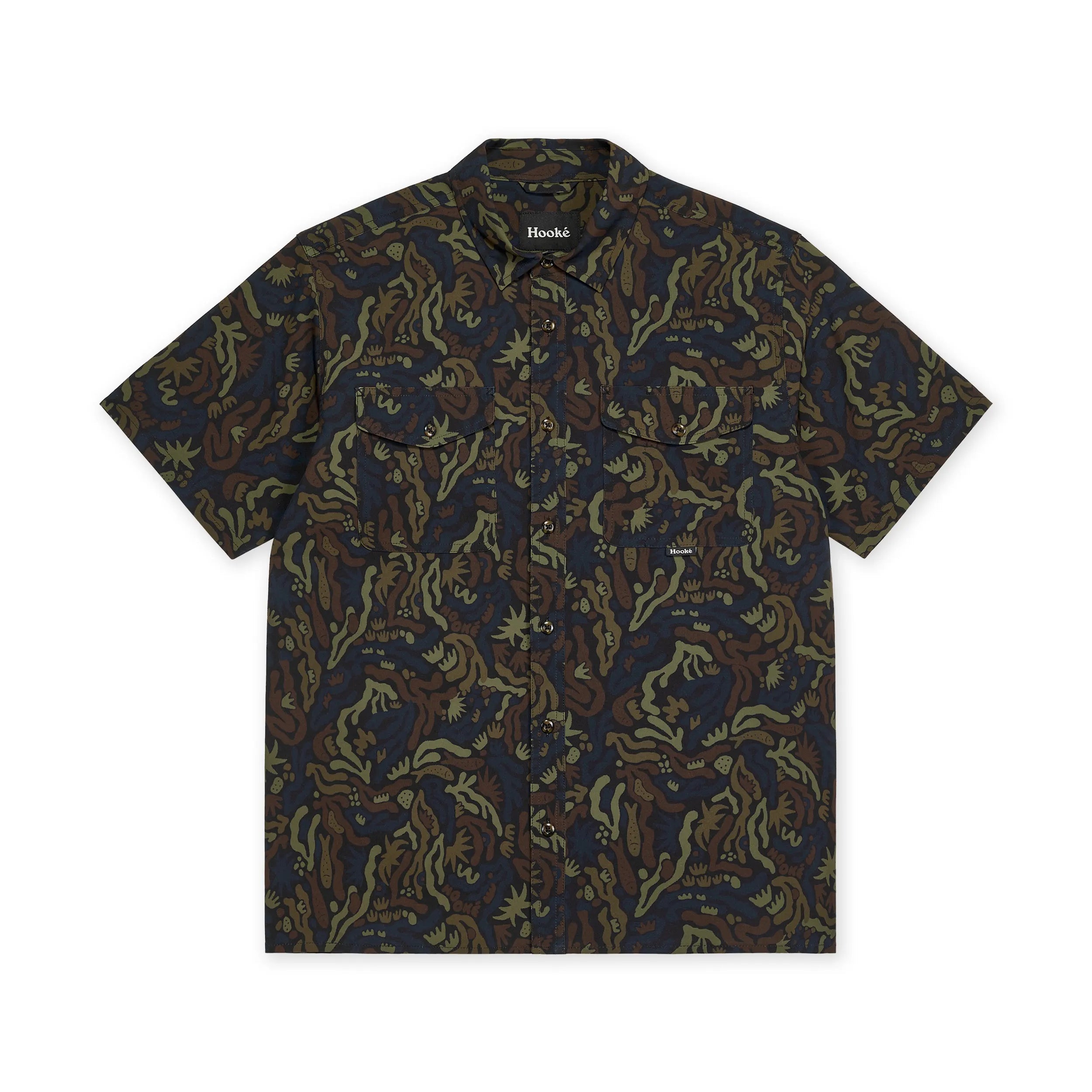 M's Seabed Short Sleeve Shirt - Hooké