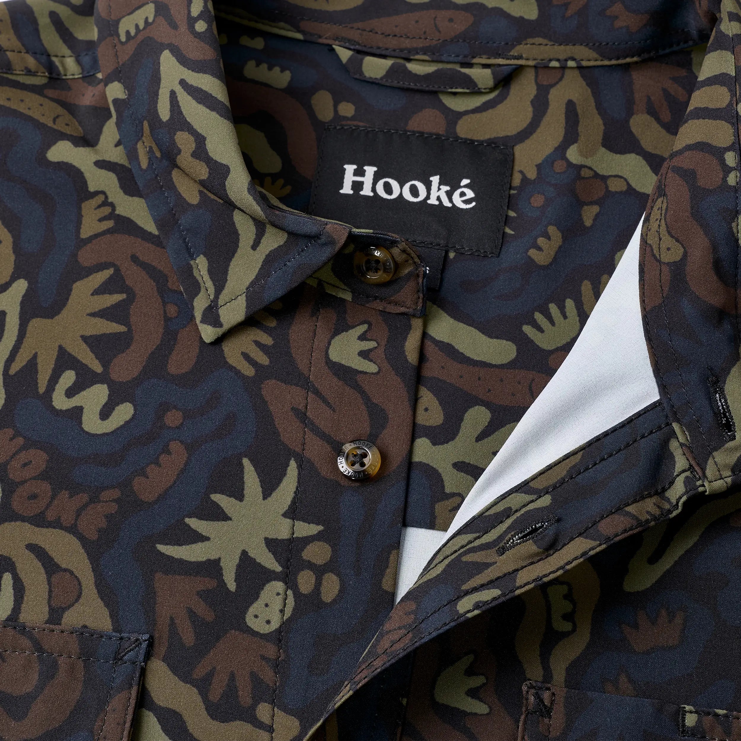M's Seabed Short Sleeve Shirt - Hooké
