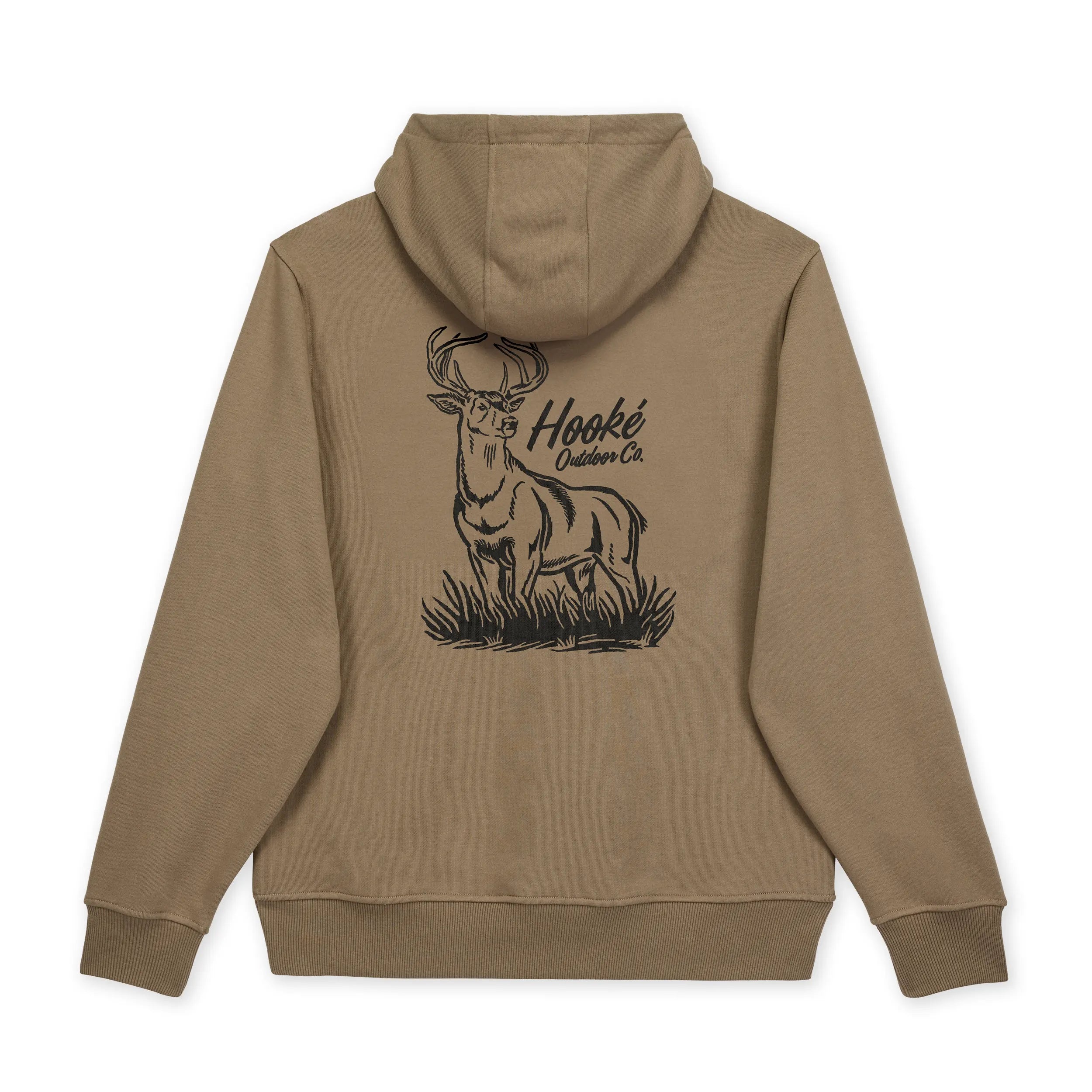 M's Staring Deer Hoodie - Hooké