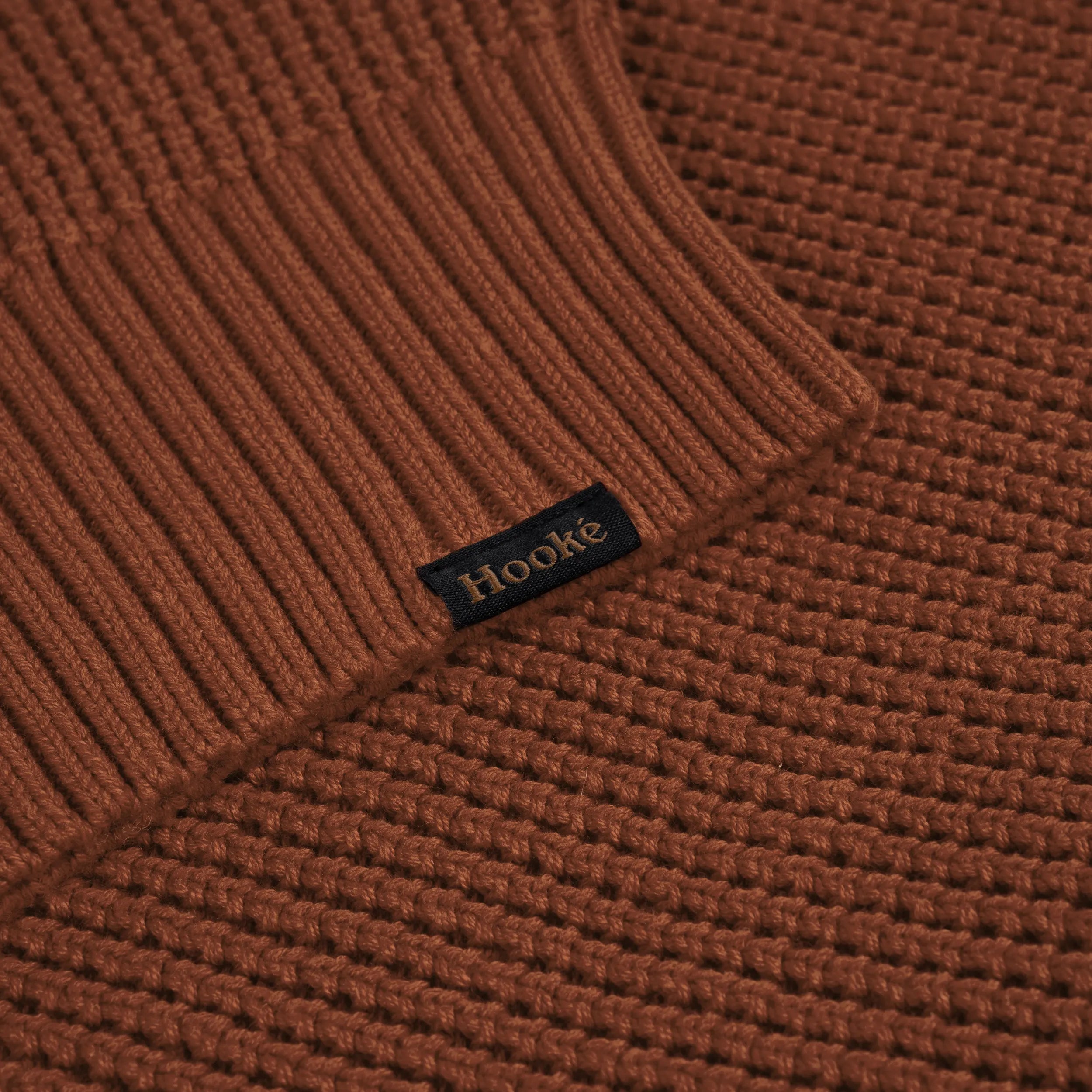 M's Waffle Knit Sweater - Hooké