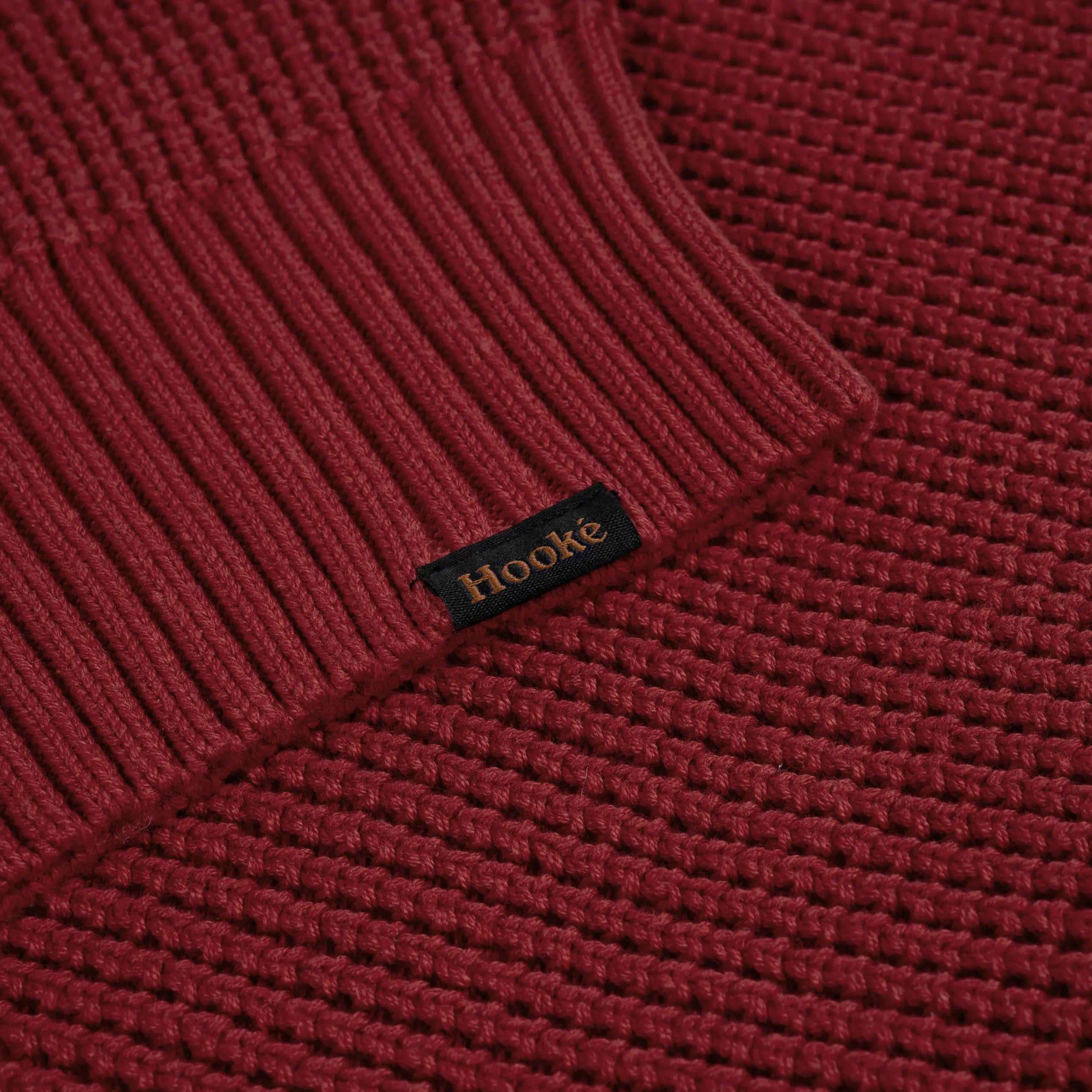 M's Waffle Knit Sweater - Hooké