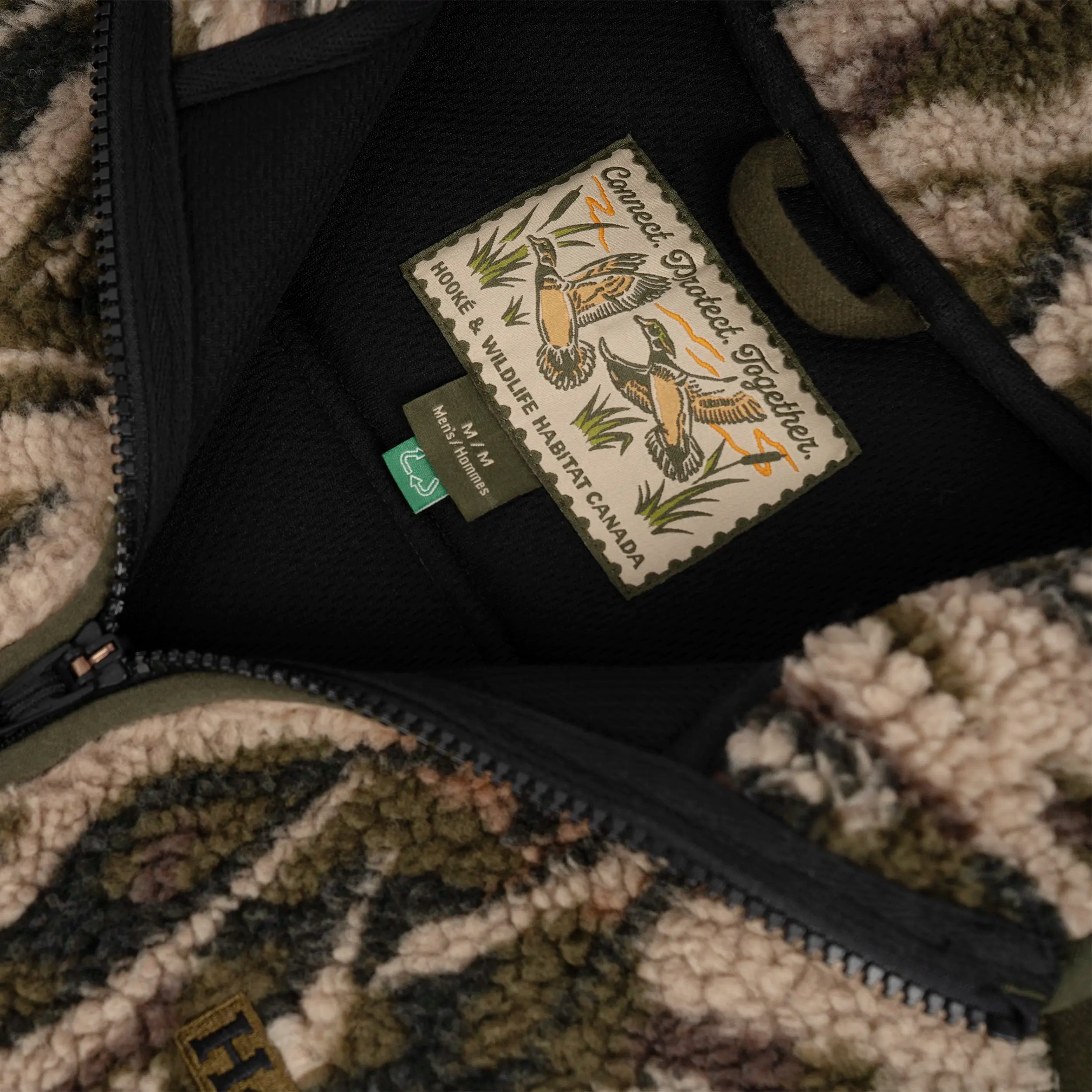 M's WHC Marshland Pile Fleece Jacket - Hooké
