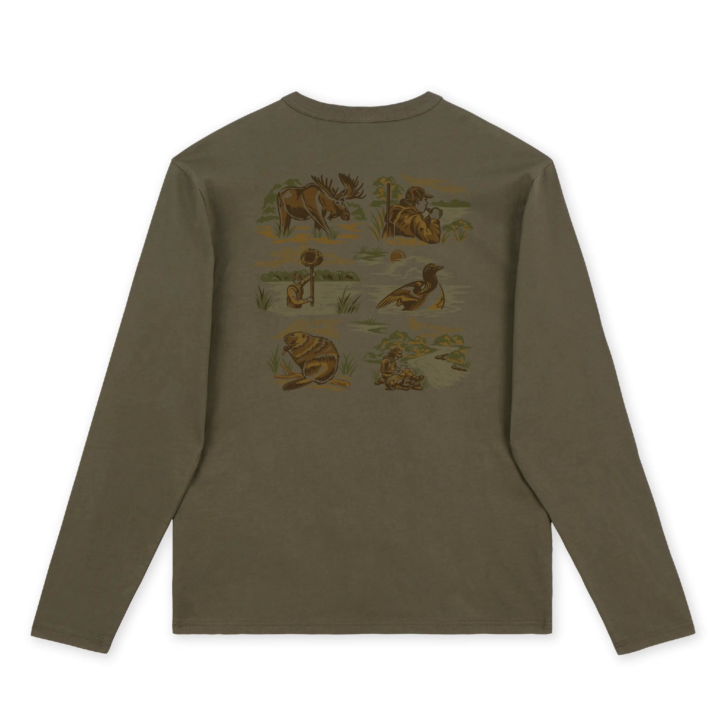 M's WHC Wetland Long Sleeve Tee - Hooké