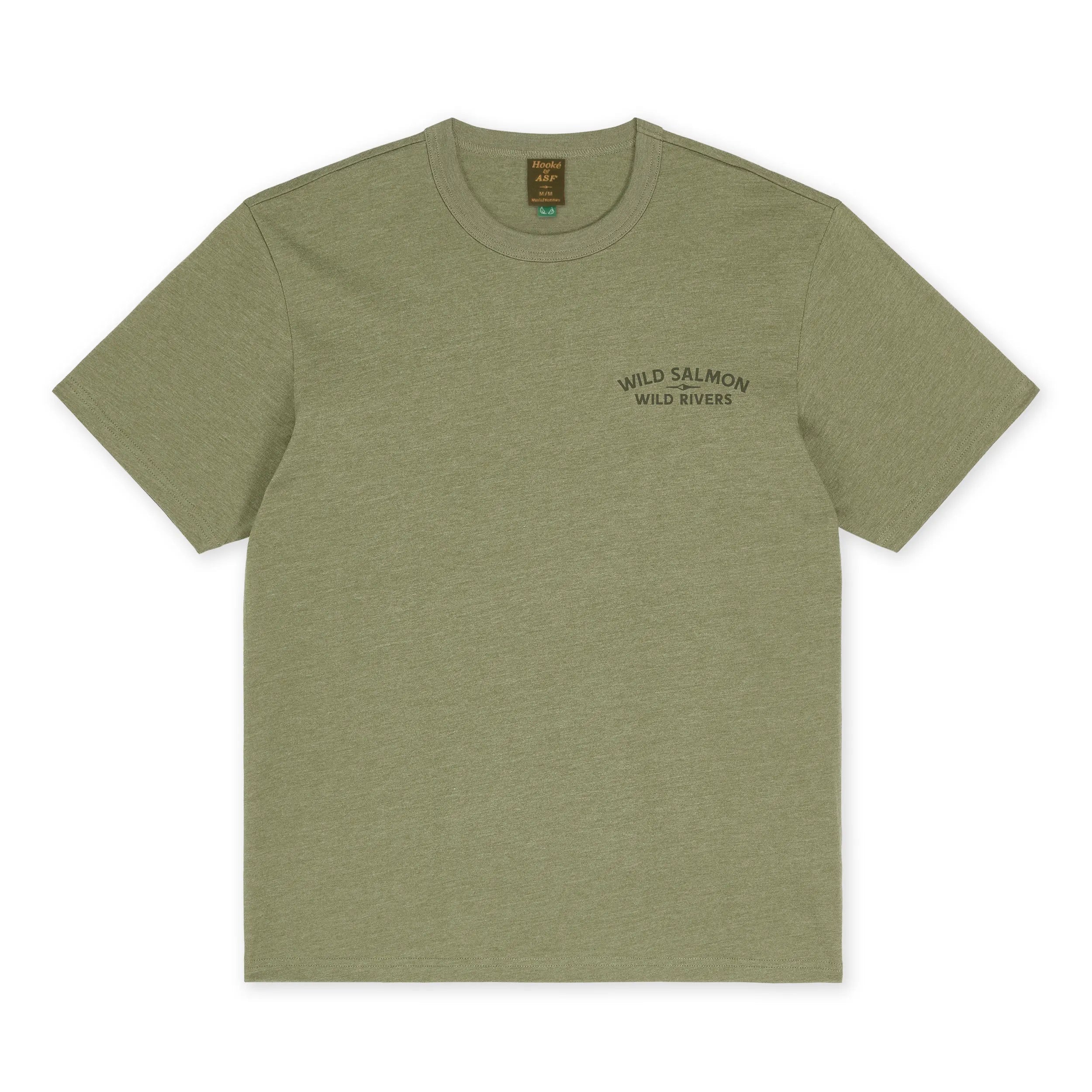 M's Wild Salmon Wild Rivers T-shirt - Hooké