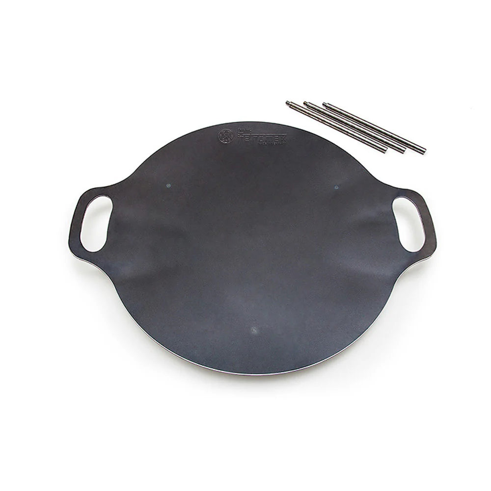 Ensemble complet plaque de cuisson et brasero 