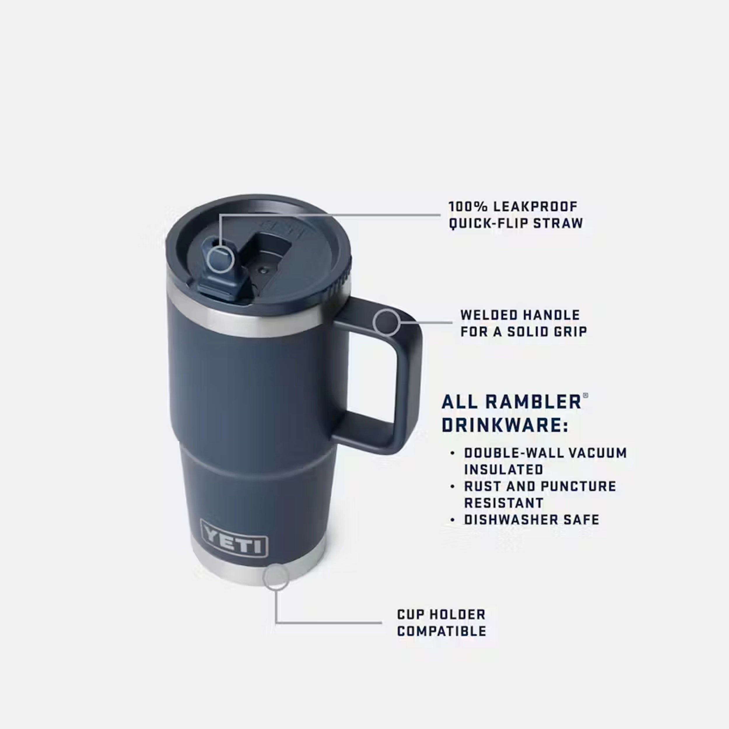 Rambler 30 oz Travel Straw Mug - Hooké