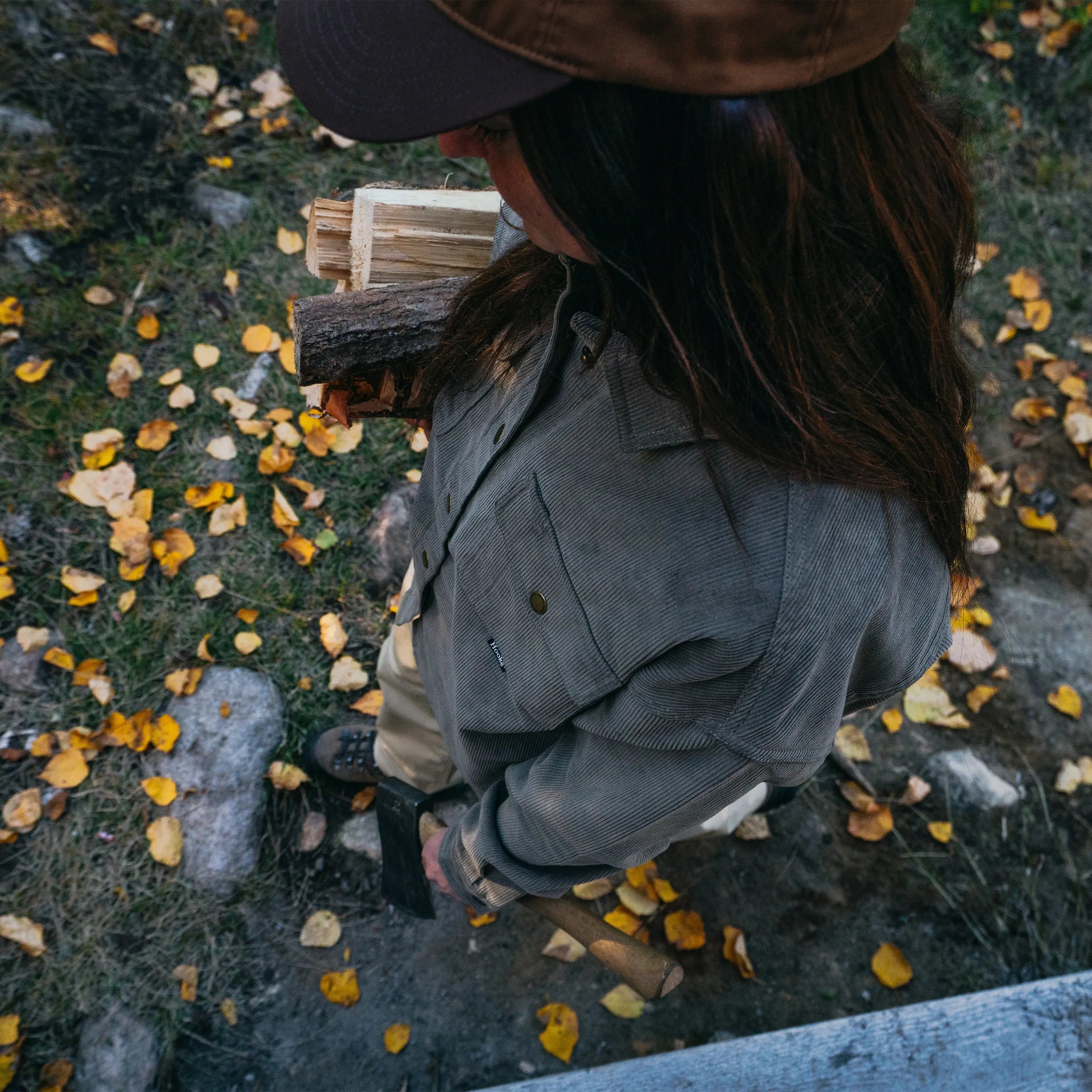 W's Corduroy Overshirt - Hooké