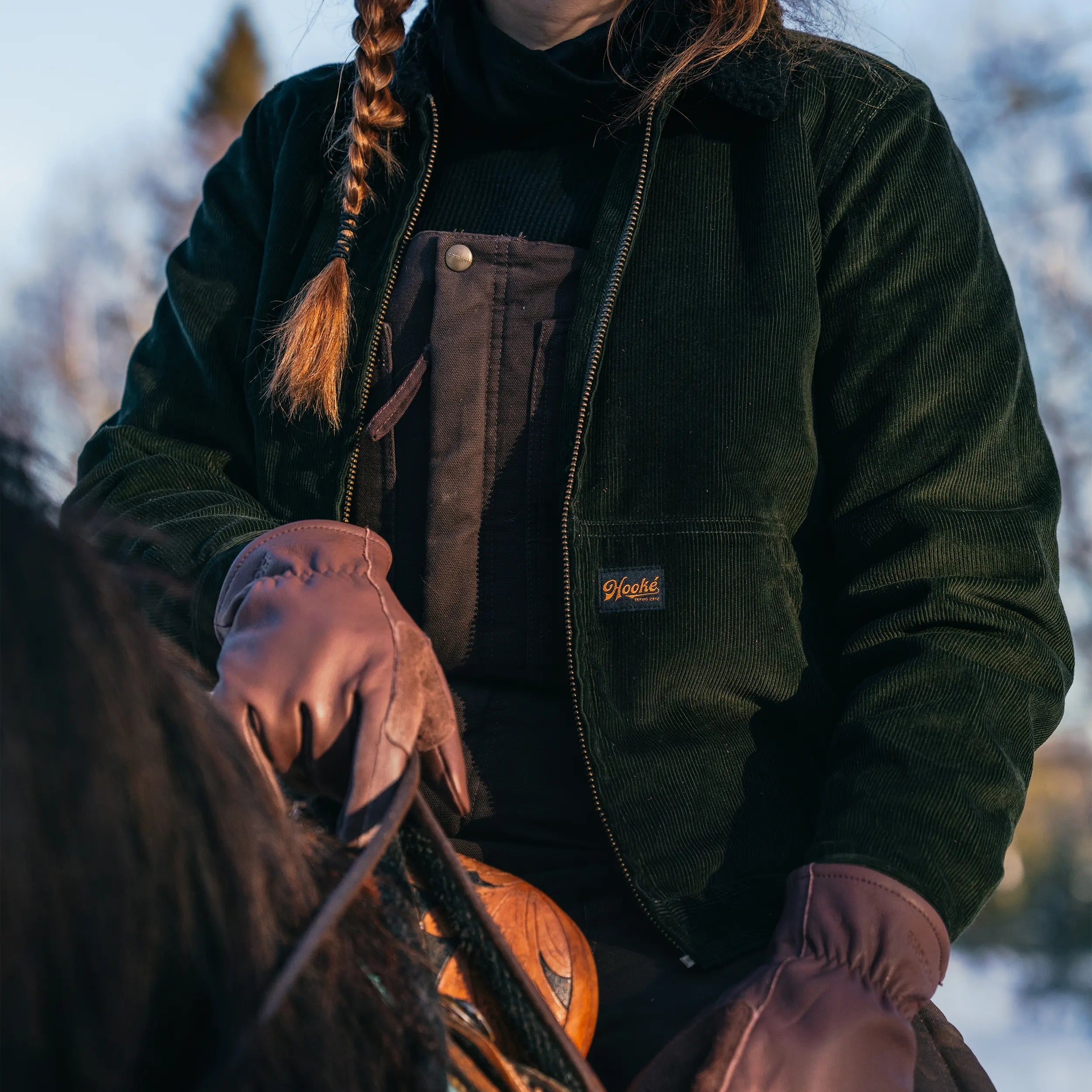 W's Corduroy Pile Work Jacket - Hooké