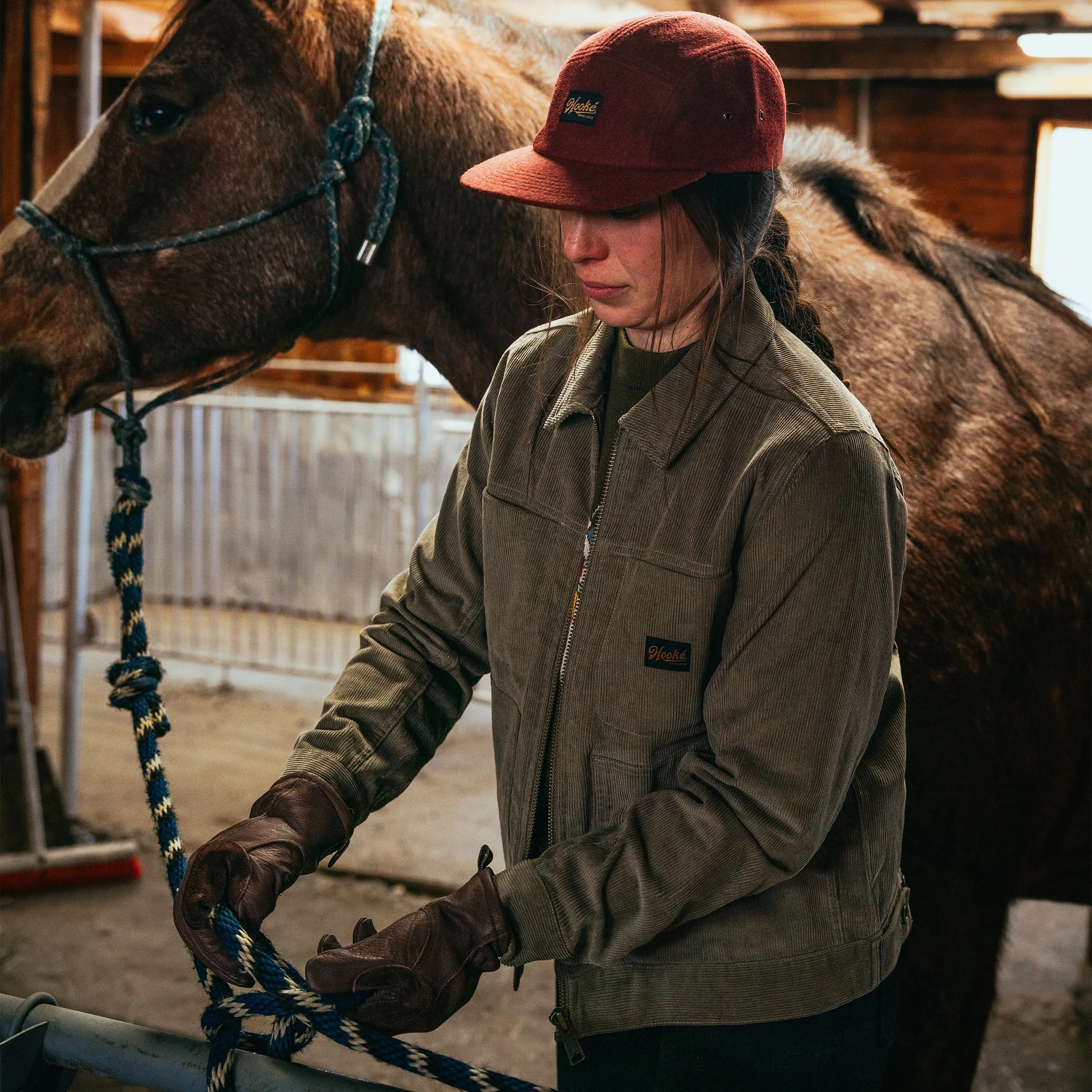 W's Corduroy Trucker Work Jacket - Hooké